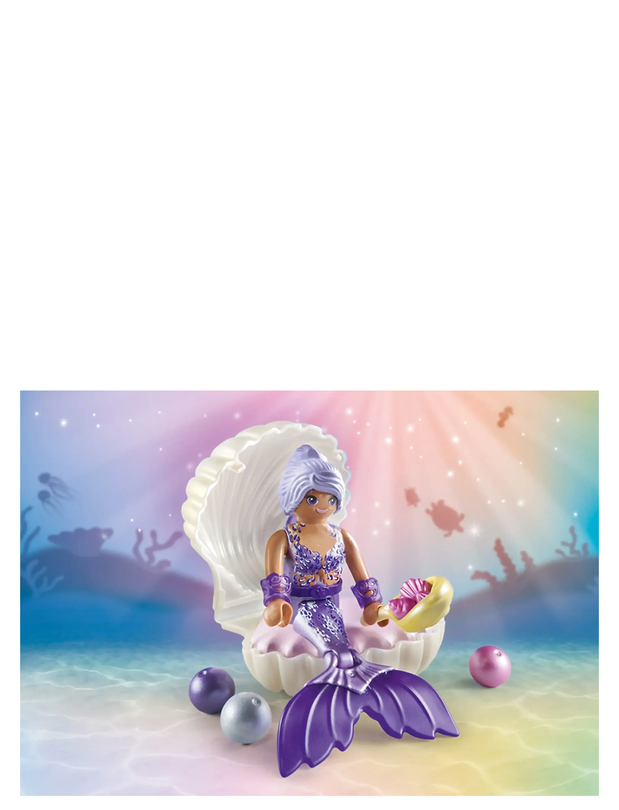 PLAYMOBIL - PLAYMOBIL Princess Magic Havfrue m/ perlemusling - 71502 - playmobil princess magic - multicolored - 4