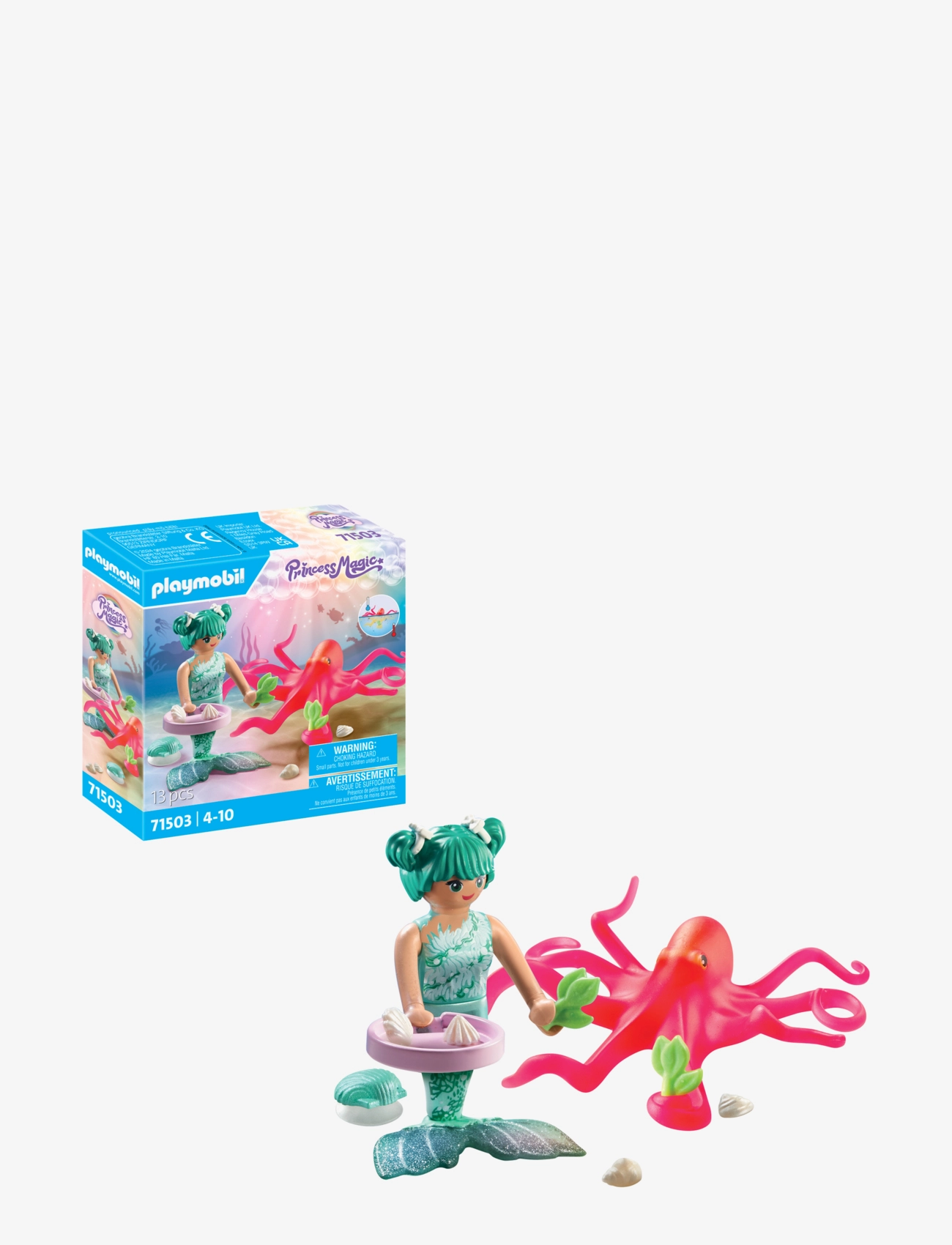 PLAYMOBIL - Mermaid with Colour-Changing Octopus - playmobil princess magic - multicolored - 2