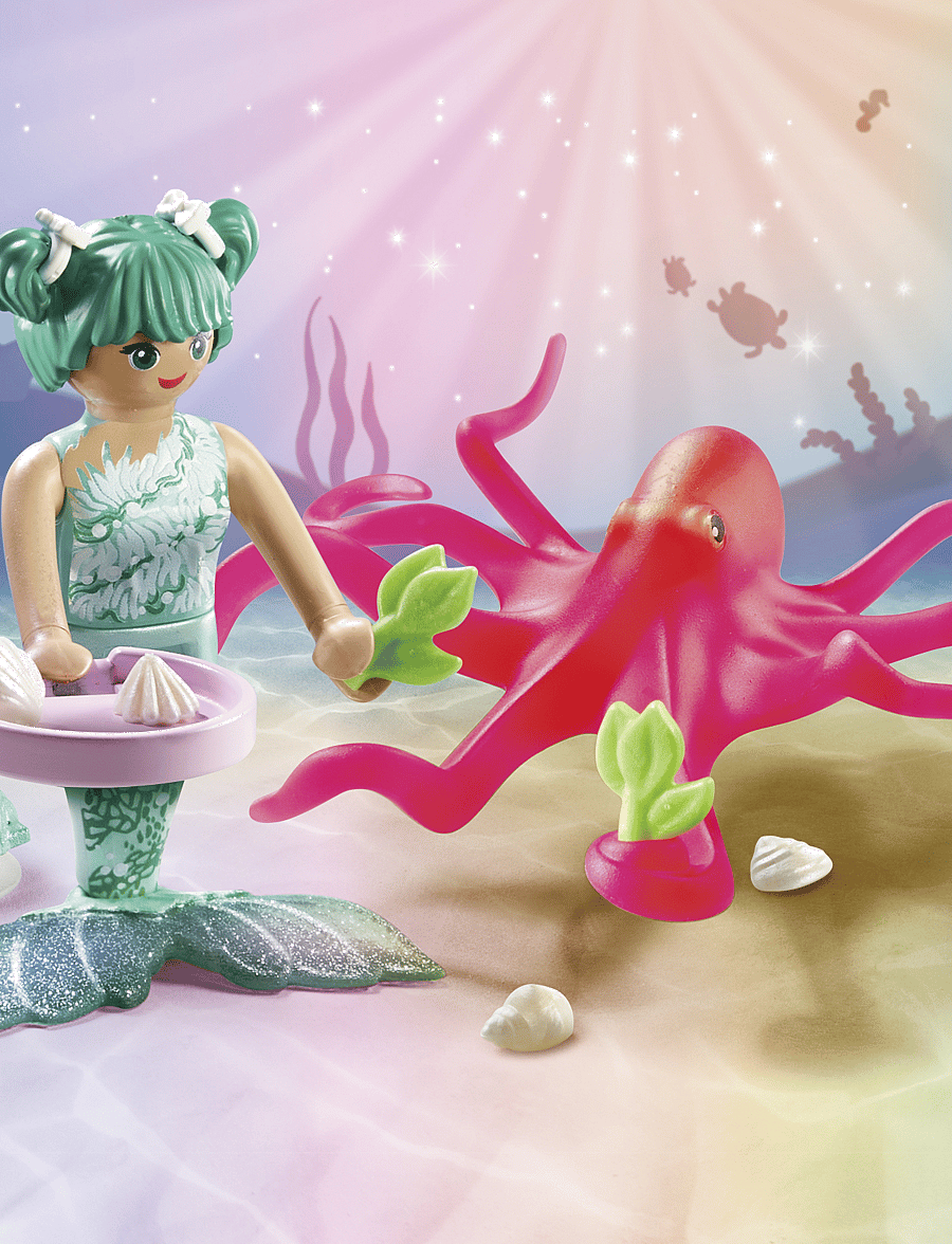 PLAYMOBIL - Mermaid with Colour-Changing Octopus - madalaimad hinnad - multicolored - 3