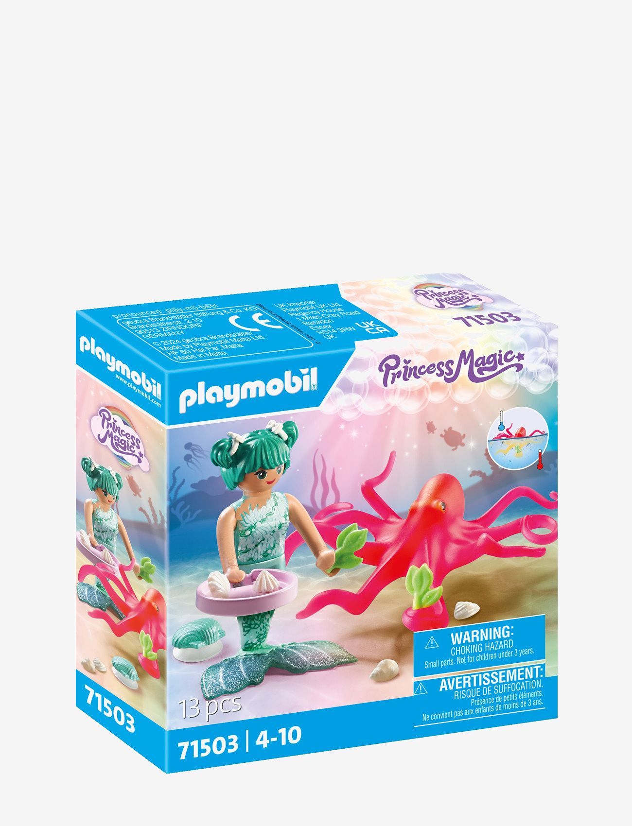 PLAYMOBIL - Mermaid with Colour-Changing Octopus - playmobil princess magic - multicolored - 3