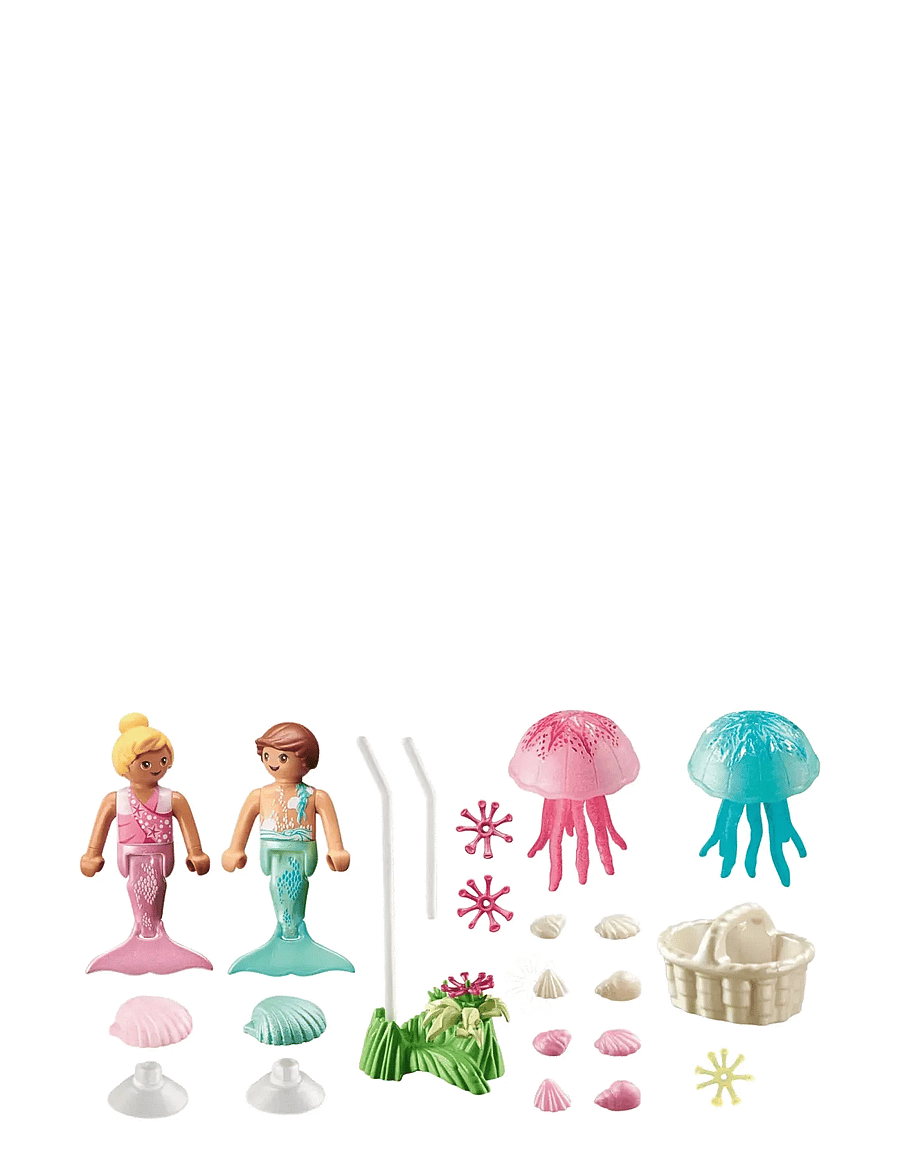 PLAYMOBIL - Mermaid Kids with Jellyfish - madalaimad hinnad - multicolored - 3