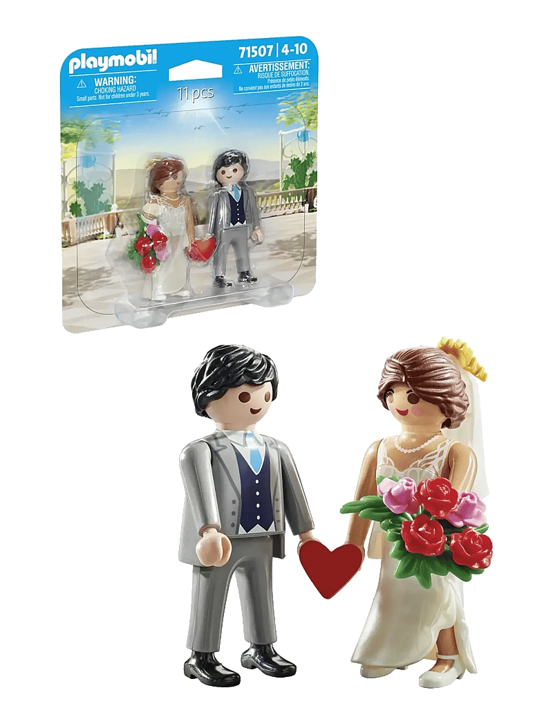 PLAYMOBIL - PLAYMOBIL DuoPacks Wedding couple - 71507 - playmobil figures - multicolored - 2