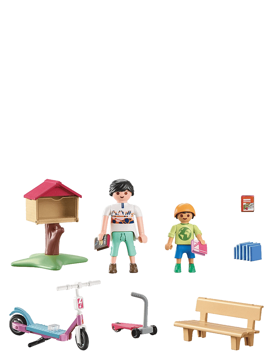 PLAYMOBIL - PLAYMOBIL My Life Book exchange for bookworms - 71511 - playmobil my life - multicolored - 2