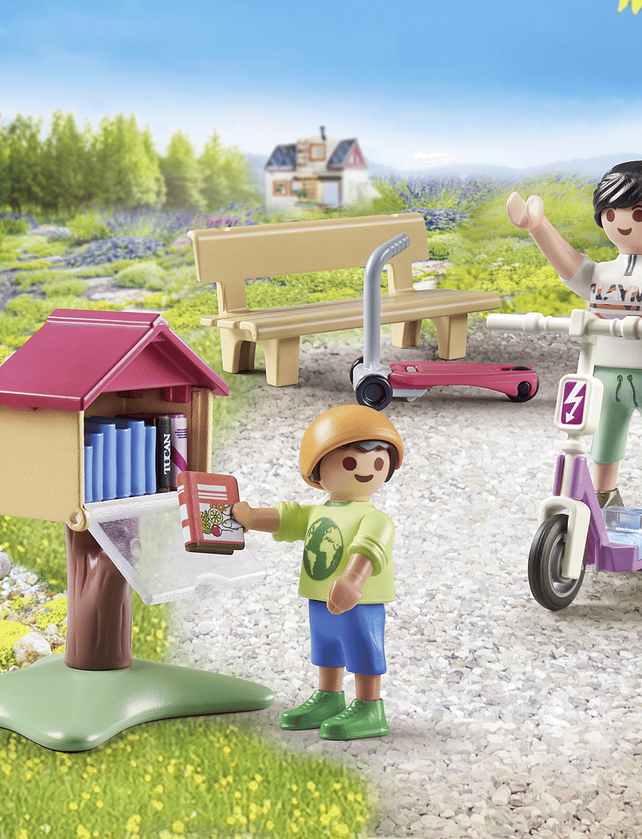 PLAYMOBIL - PLAYMOBIL My Life Book exchange for bookworms - 71511 - playmobil my life - multicolored - 0