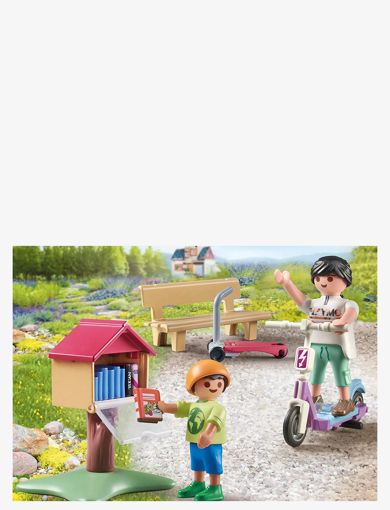 PLAYMOBIL - PLAYMOBIL My Life Bogbytte for bogorme - 71511 - playmobil my life - multicolored - 3