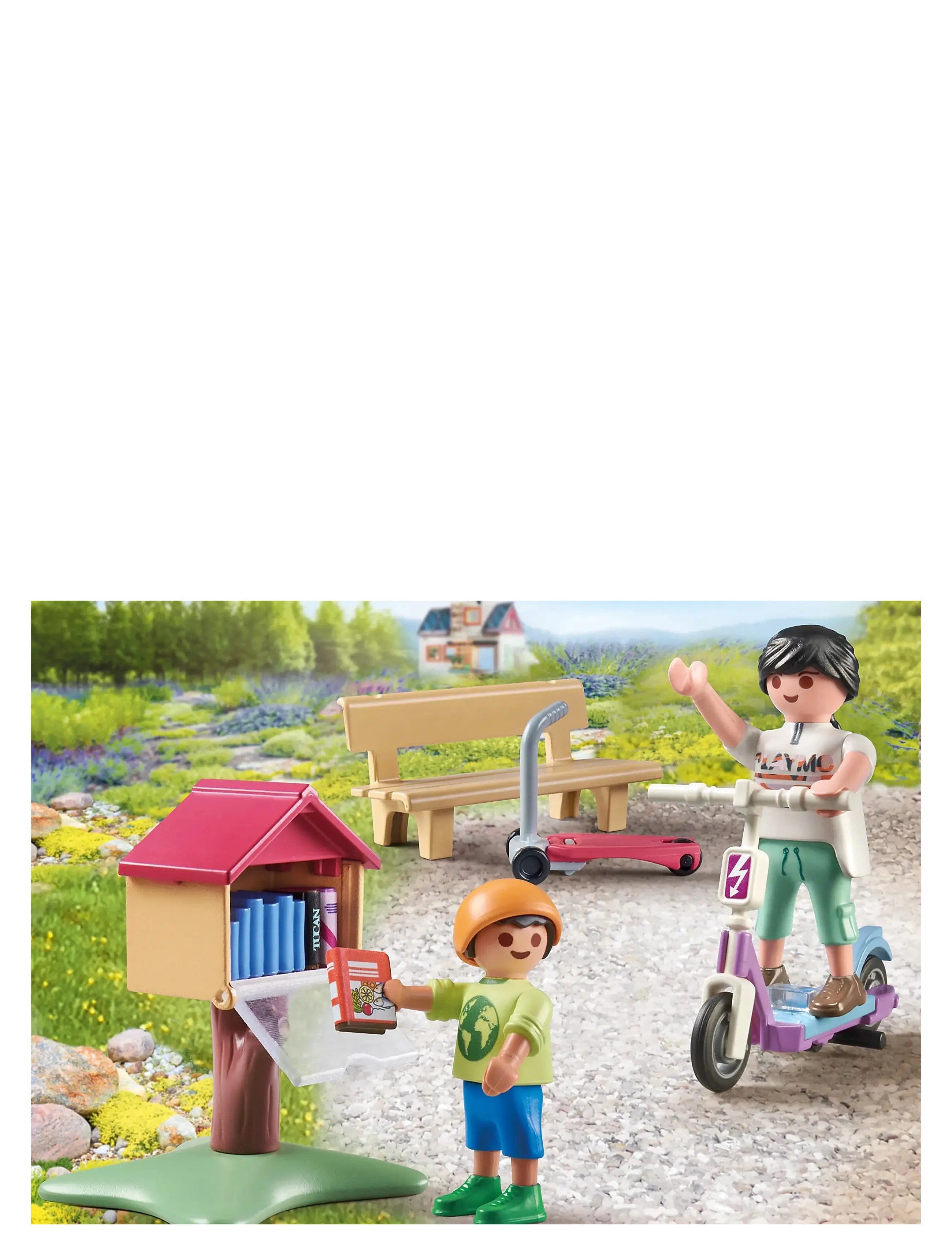 PLAYMOBIL - PLAYMOBIL My Life Bogbytte for bogorme - 71511 - playmobil my life - multicolored - 3