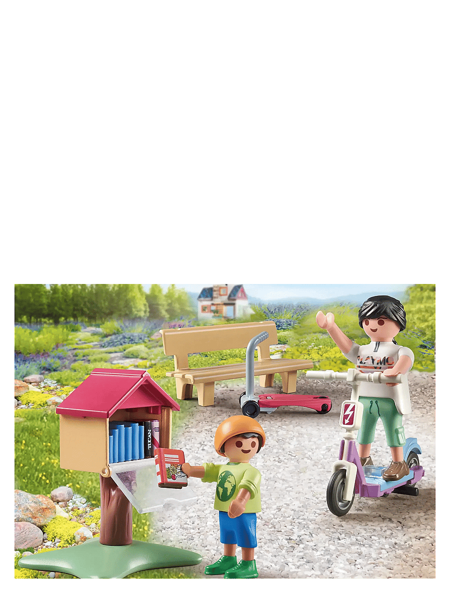 PLAYMOBIL - PLAYMOBIL My Life Book exchange for bookworms - 71511 - playmobil my life - multicolored - 3