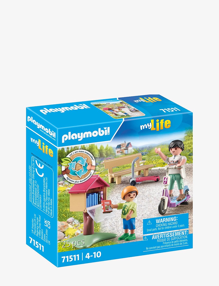 PLAYMOBIL - PLAYMOBIL My Life Book exchange for bookworms - 71511 - playmobil my life - multicolored - 4