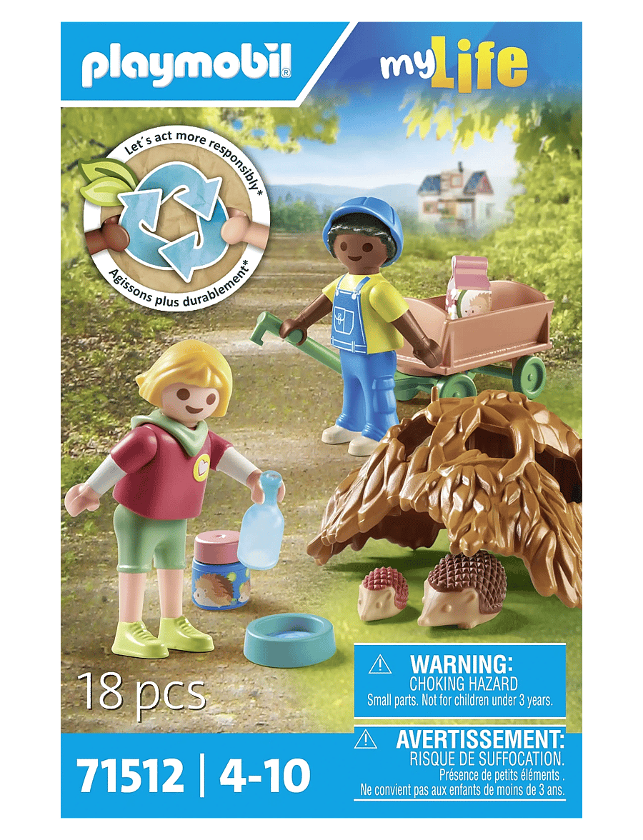 PLAYMOBIL - PLAYMOBIL My Life Care of the hedgehog family - 71512 - playmobil my life - multicolored - 1