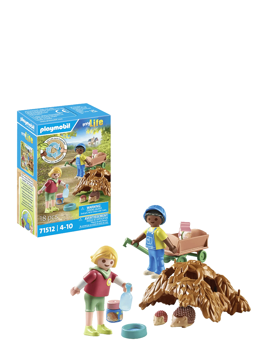 PLAYMOBIL - PLAYMOBIL My Life Care of the hedgehog family - 71512 - playmobil my life - multicolored - 3