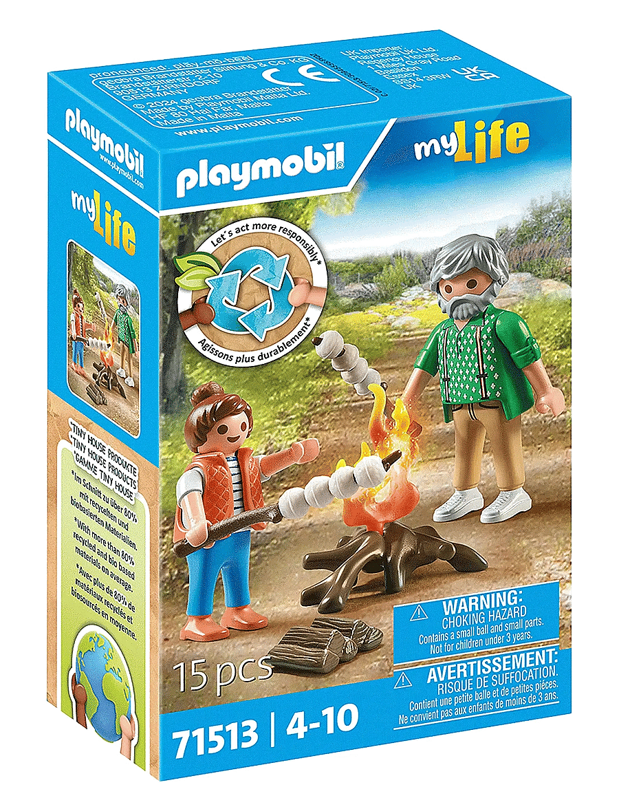 PLAYMOBIL - PLAYMOBIL My Life Campfire with Marshmallows - 71513 - playmobil my life - multicolored - 1