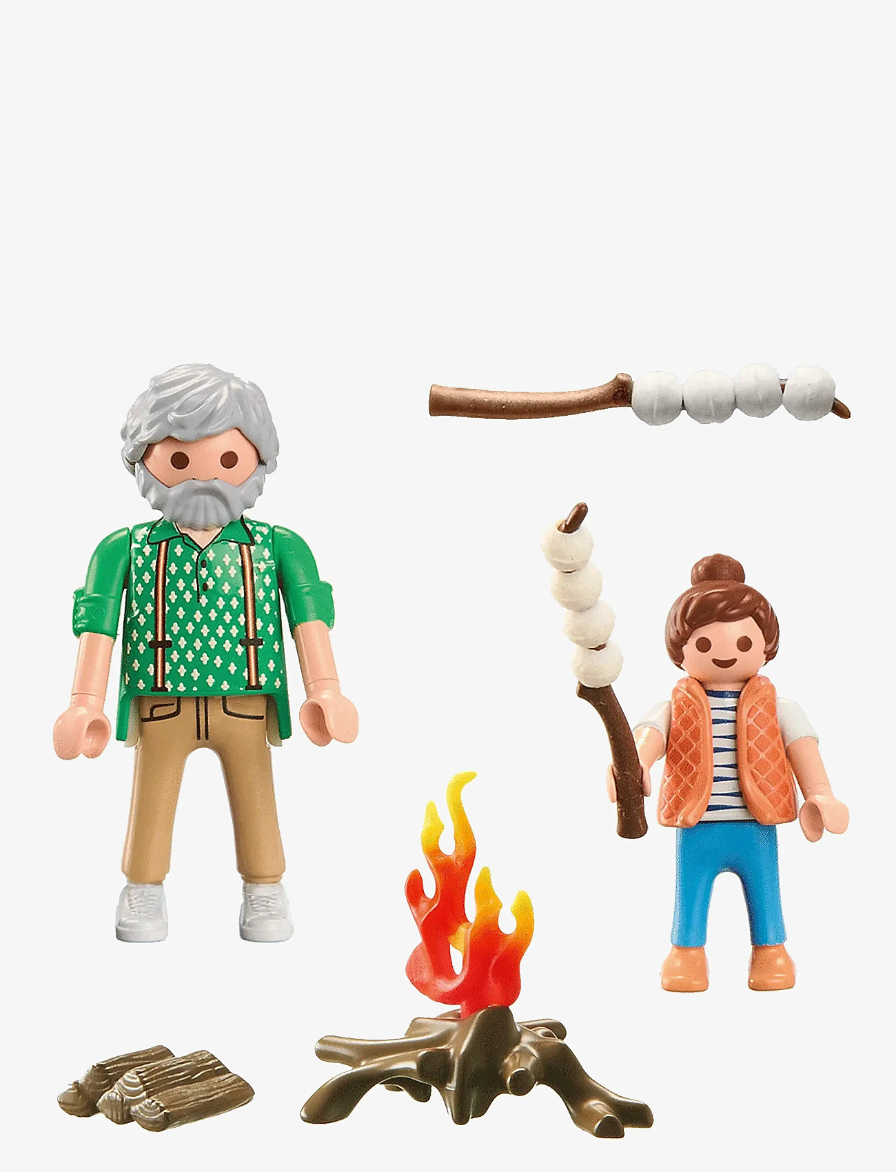 PLAYMOBIL - PLAYMOBIL My Life Lejrbål med skumfiduser - 71513 - playmobil my life - multicolored - 2