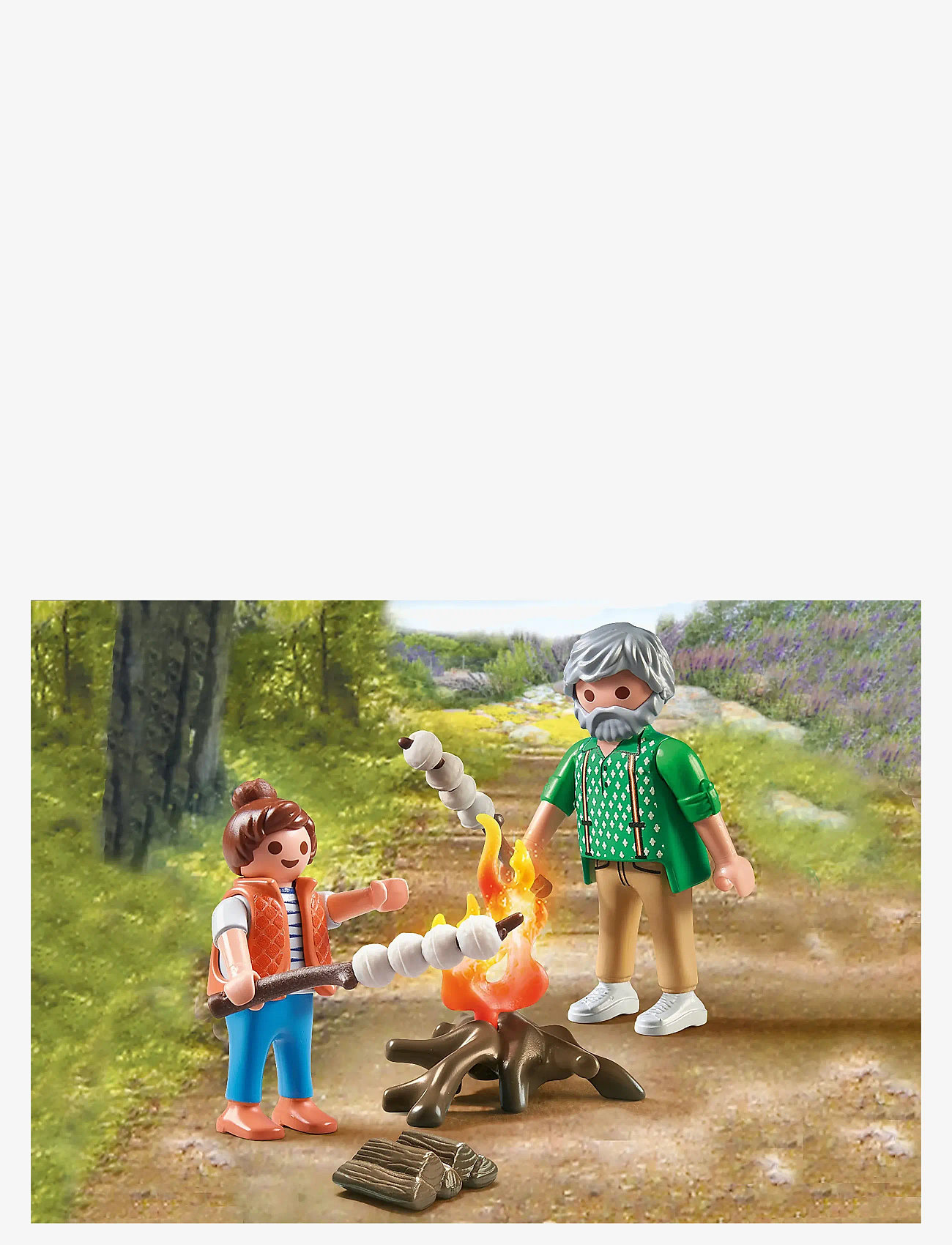 PLAYMOBIL - PLAYMOBIL My Life Lejrbål med skumfiduser - 71513 - playmobil my life - multicolored - 3