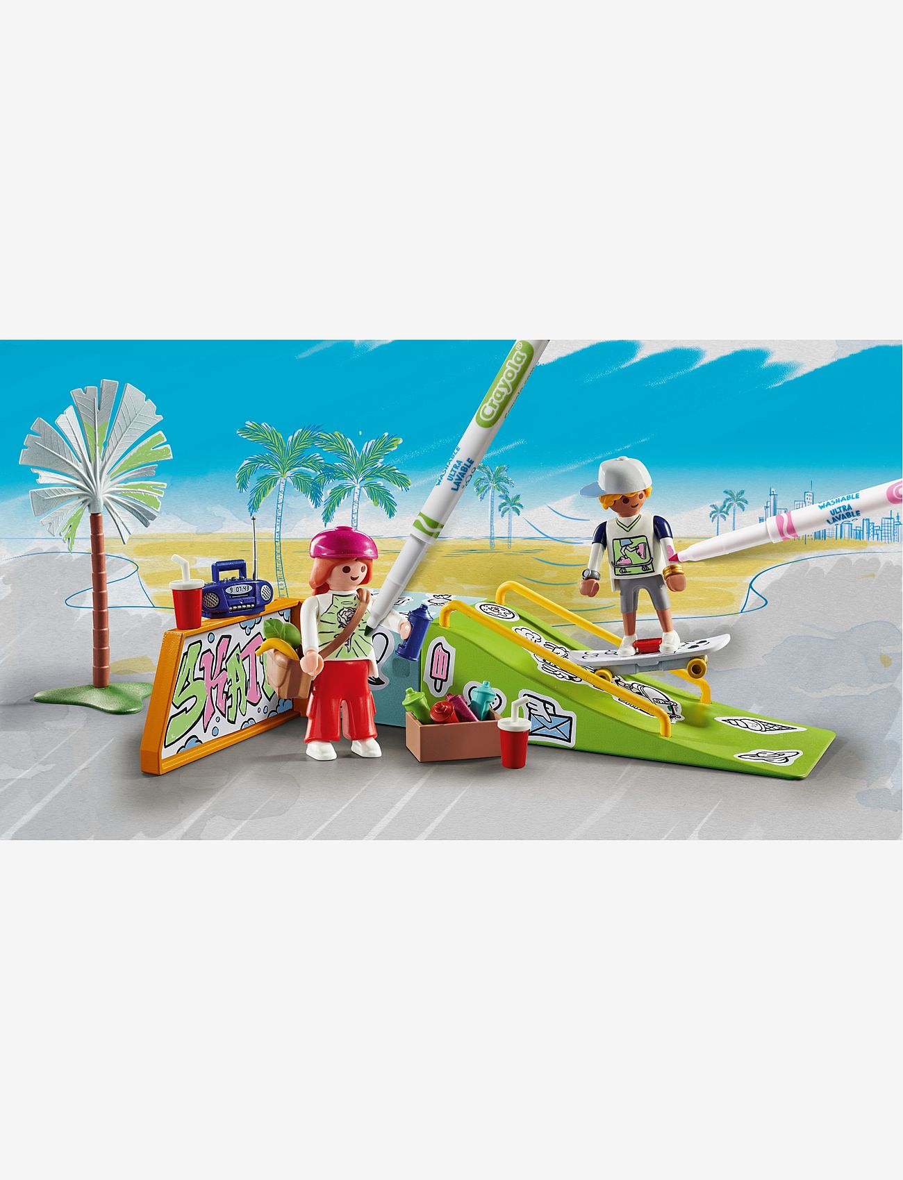 PLAYMOBIL - Playmobil Color Skate Park - playmobil color - multicolored - 4