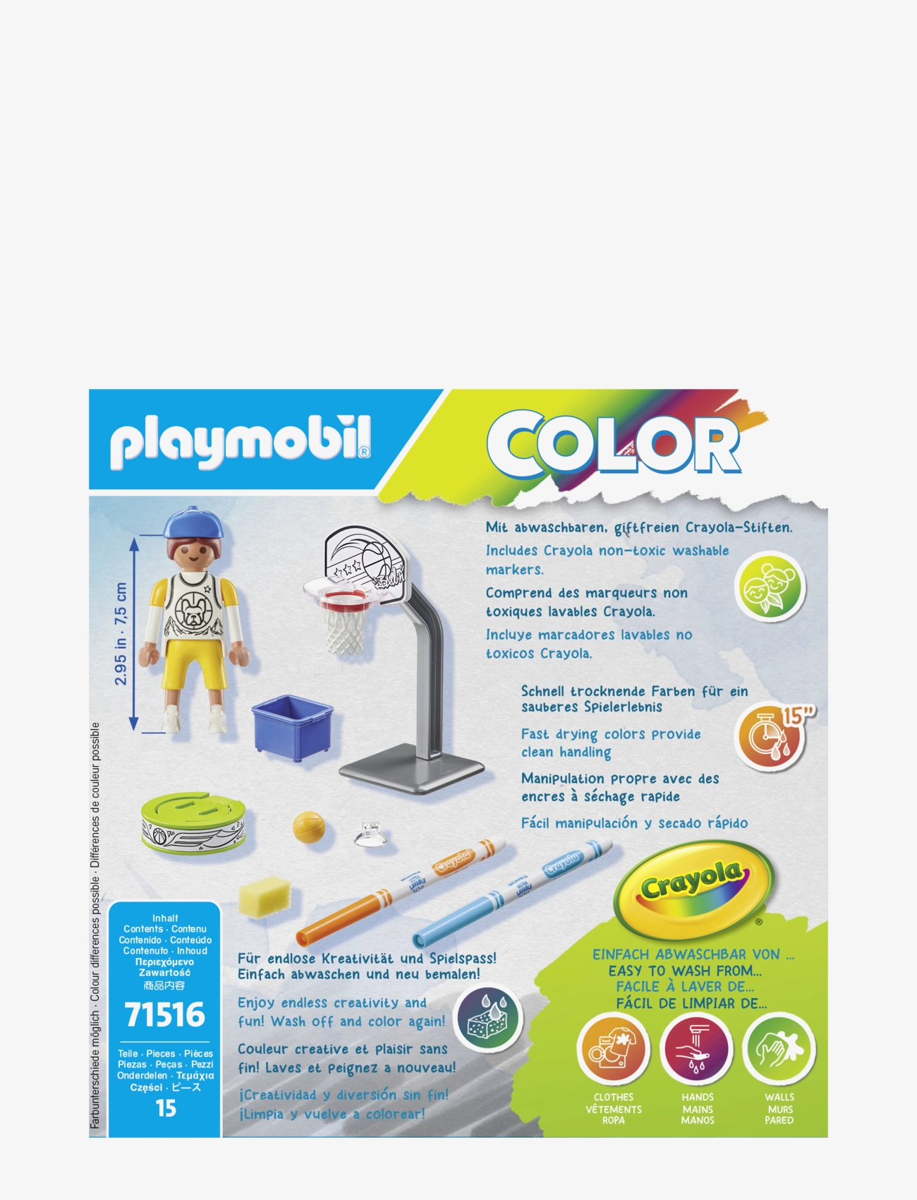 PLAYMOBIL - Playmobil Color Basketball player - playmobil leikföng - multicolored - 4
