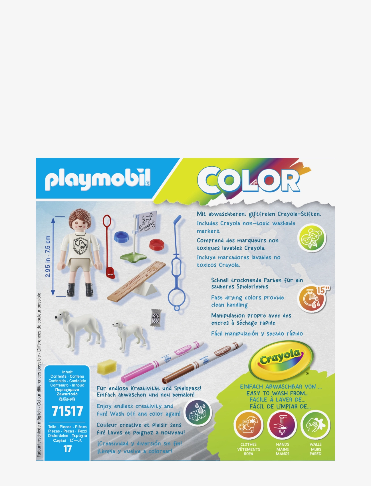 PLAYMOBIL - Playmobil Color Dog Training - playmobil color - multicolored - 4