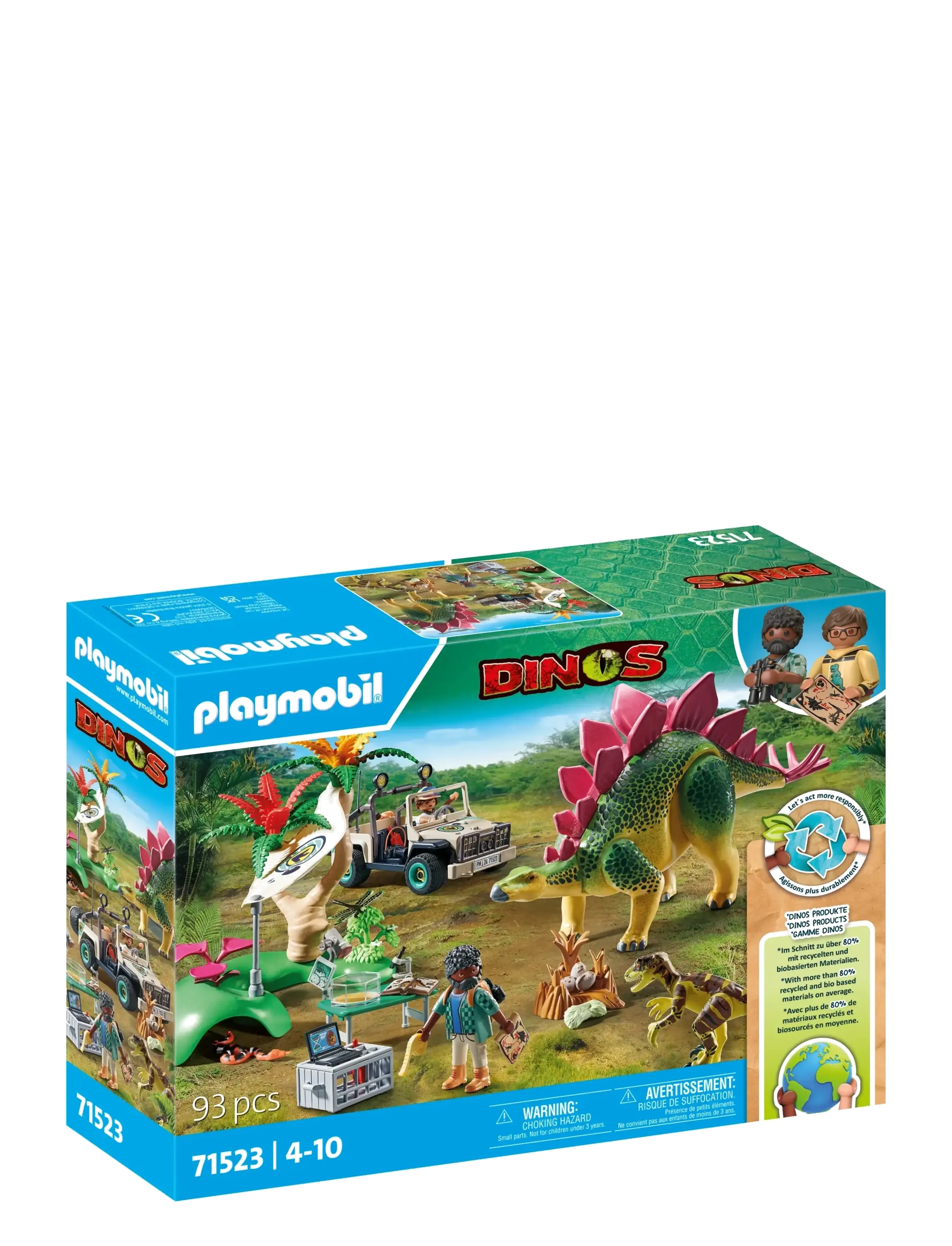 PLAYMOBIL - PLAYMOBIL Dinos Forskningslejr med dinoer - 71523 - playmobil dino rise - multicolored - 2