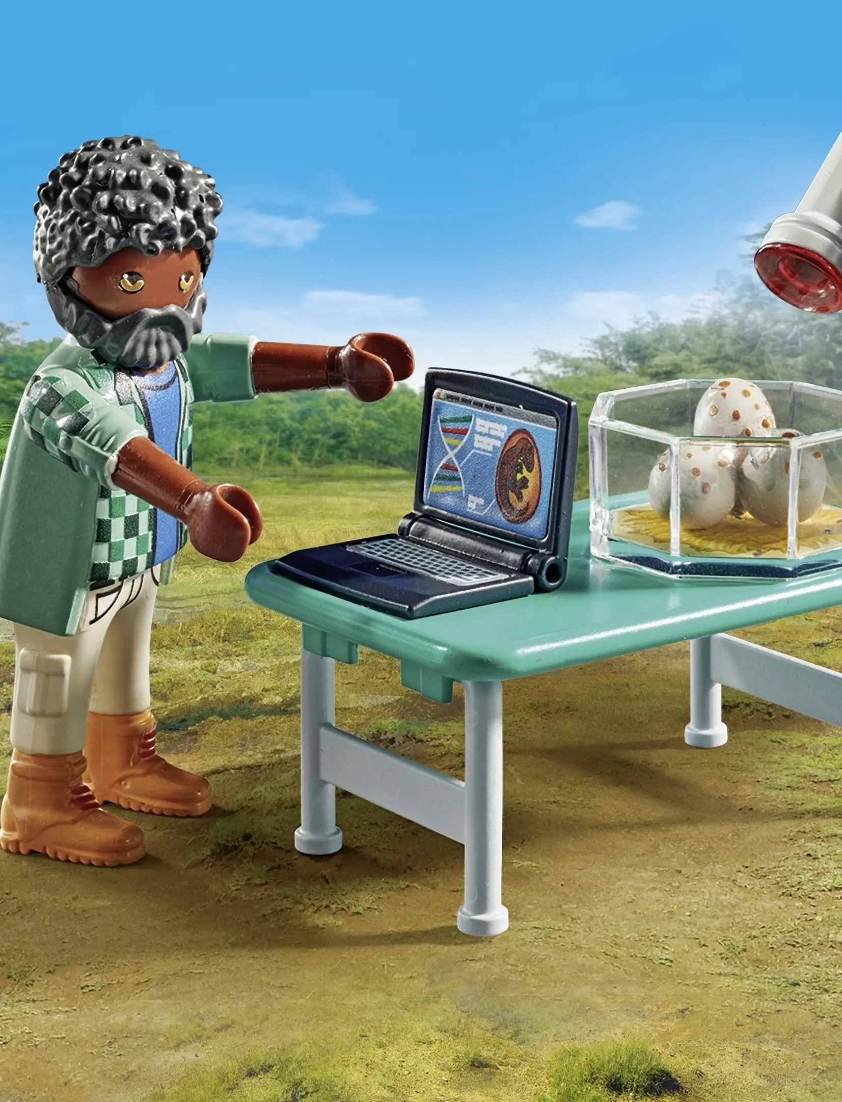 PLAYMOBIL - PLAYMOBIL Dinos Forskningslejr med dinoer - 71523 - playmobil dino rise - multicolored - 0