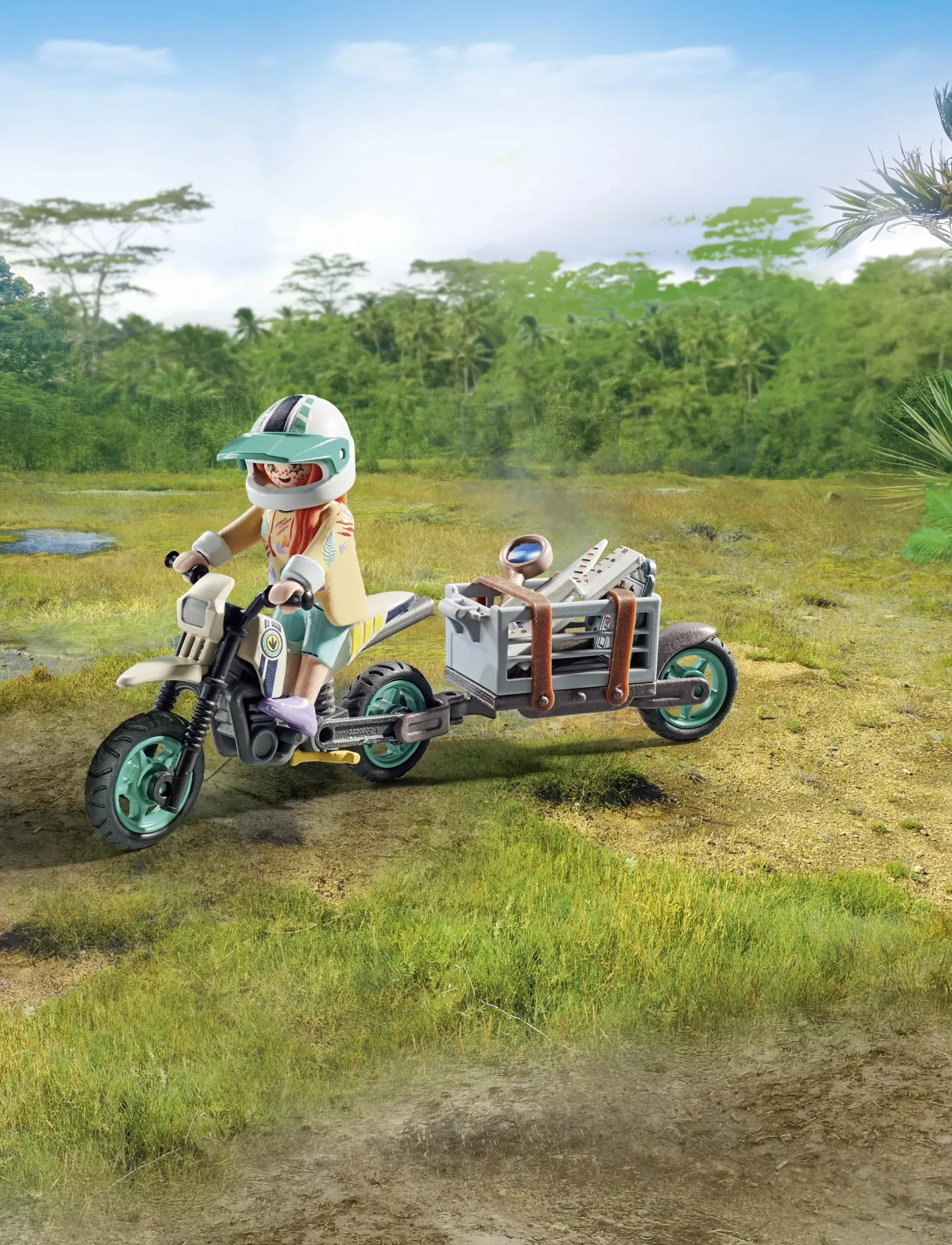 PLAYMOBIL T-Rex Spor Og Sporer, One Size, Multi/patterned, Playmobil Legetøj > Playmobil Dino Rise, Børn