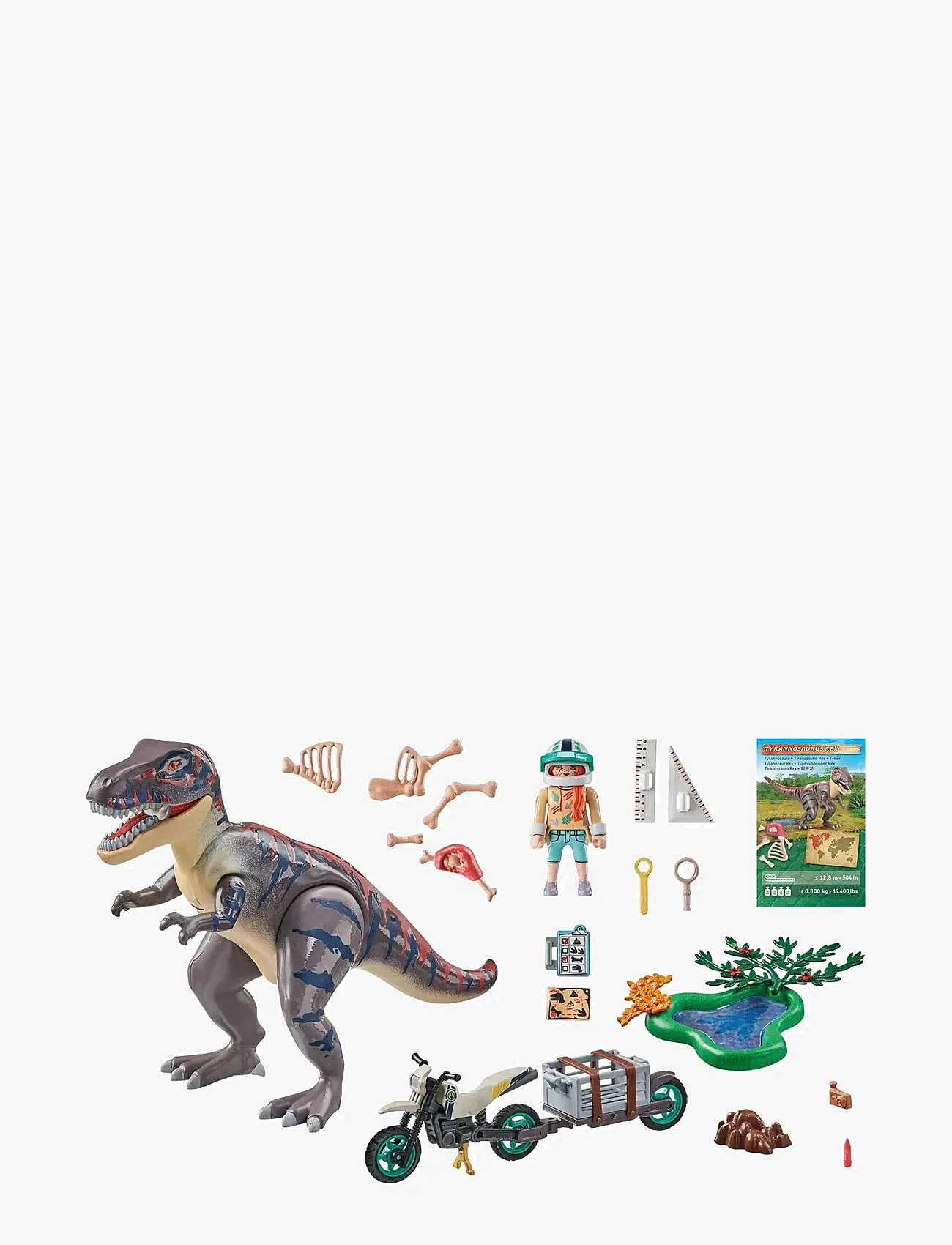 PLAYMOBIL - PLAYMOBIL Dinos T-rex spårväg - 71524 - multicolored - 4