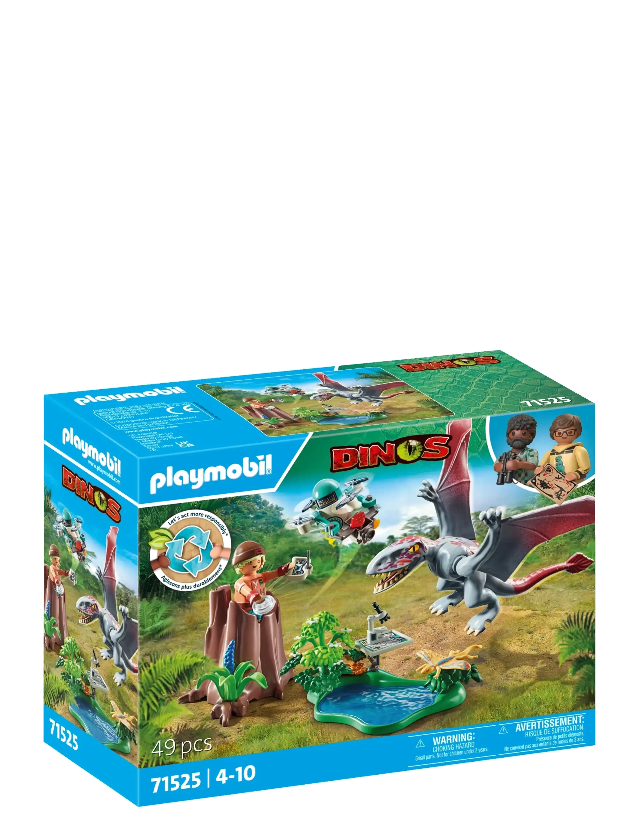 PLAYMOBIL - PLAYMOBIL Dinos Observatory for Dimorphodon - 71525 - playmobil leikföng - multicolored - 2