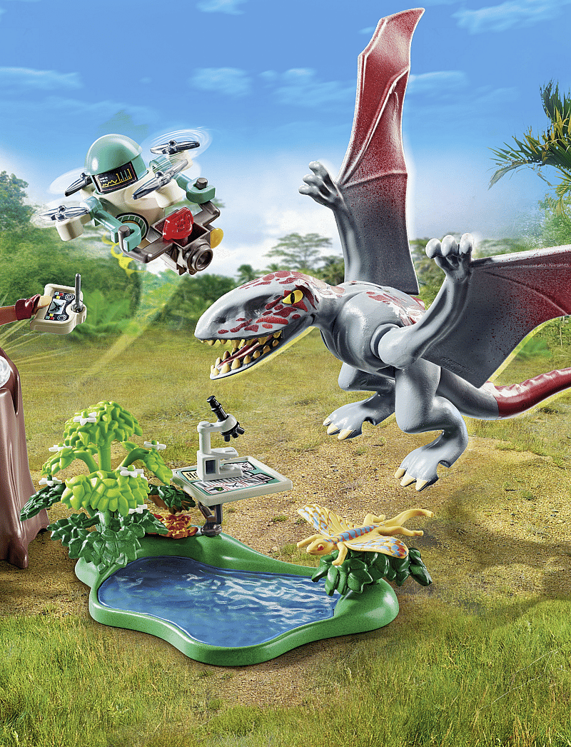 PLAYMOBIL - PLAYMOBIL Dinos Observatory for Dimorphodon - 71525 - playmobil dino rise - multicolored - 0