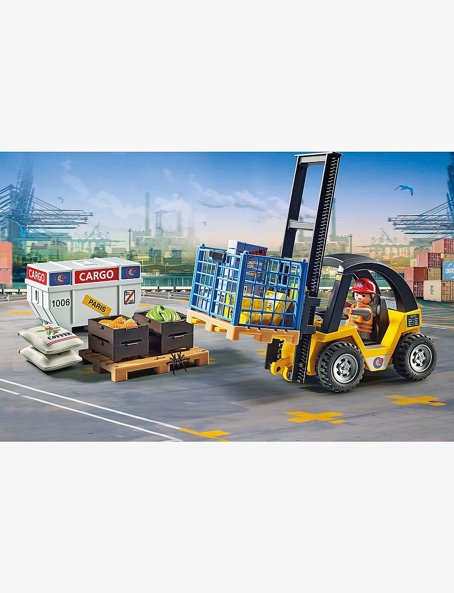 PLAYMOBIL - Forklift Truck with Cargo - multicolored - 1