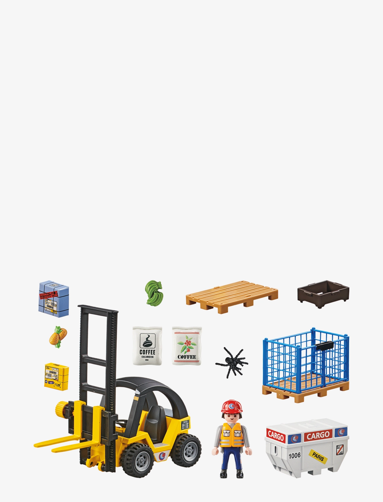 PLAYMOBIL - Forklift Truck with Cargo - multicolored - 2