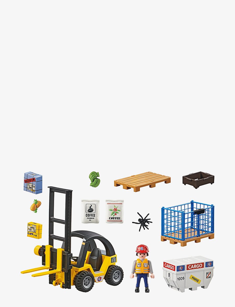 PLAYMOBIL - Forklift Truck with Cargo - multicolored - 2