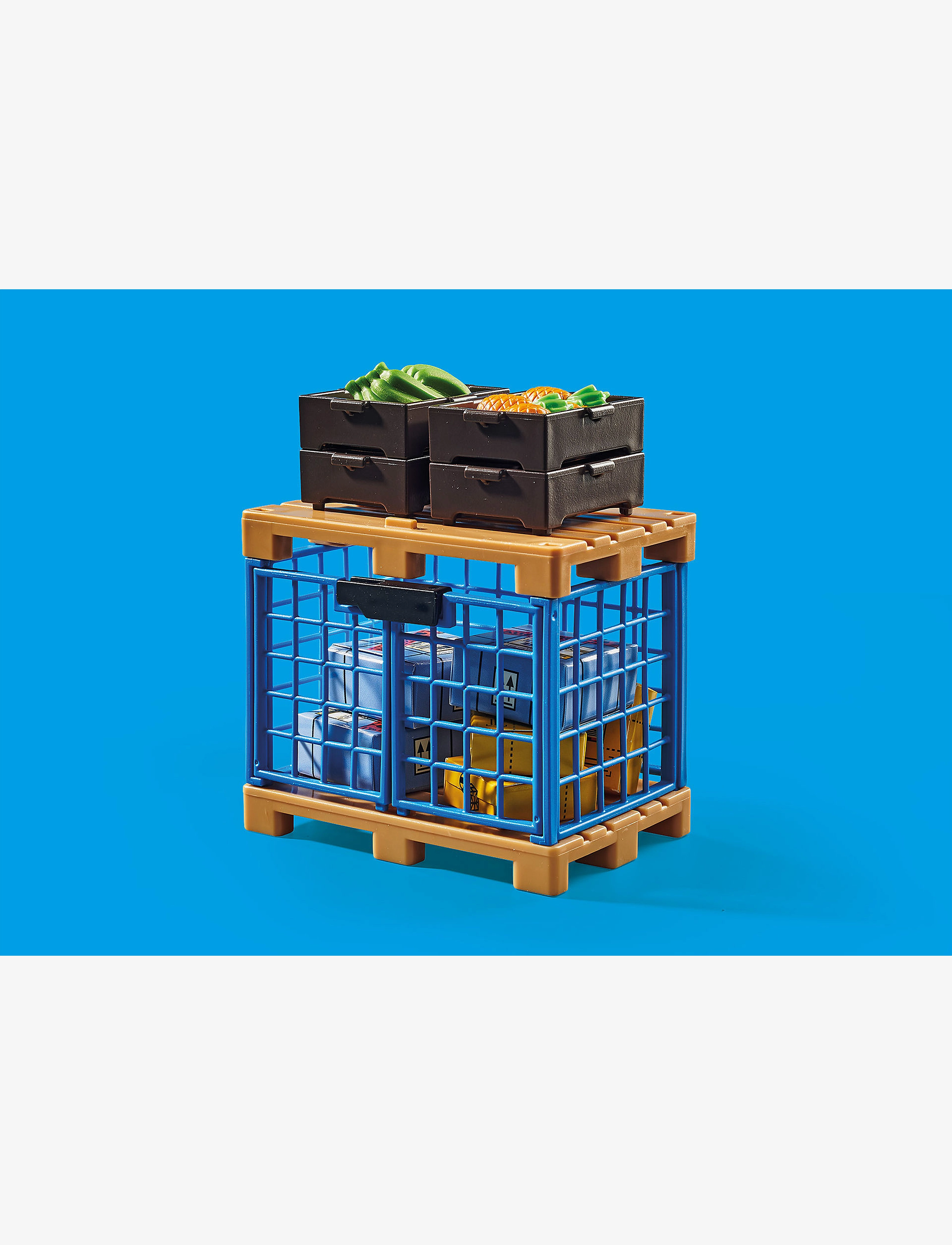 PLAYMOBIL - Forklift Truck with Cargo - multicolored - 3