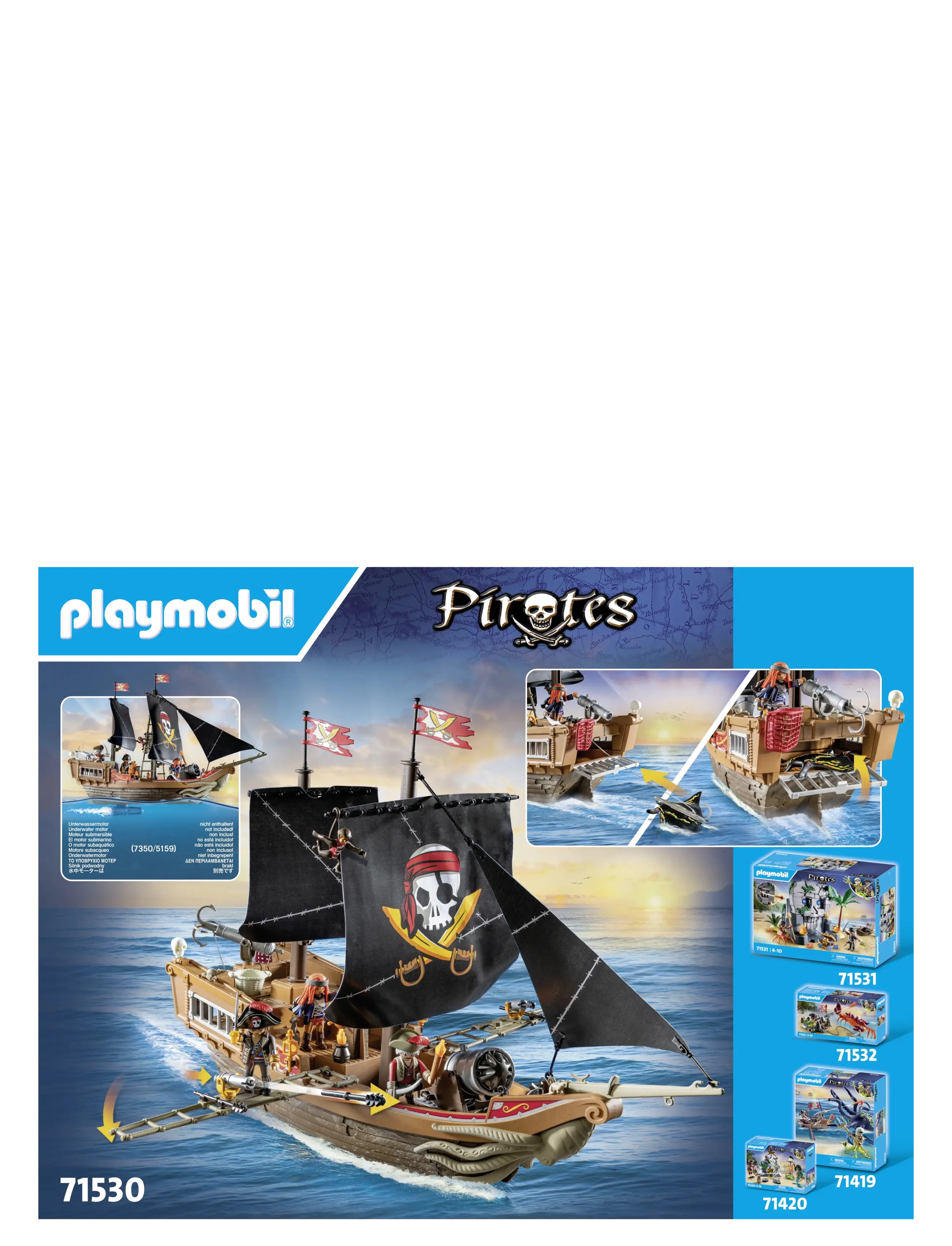 PLAYMOBIL - Large Pirate Ship - playmobil pirates - multicolored - 3
