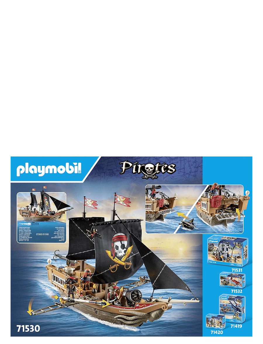 PLAYMOBIL - Large Pirate Ship - playmobil pirates - multicolored - 3