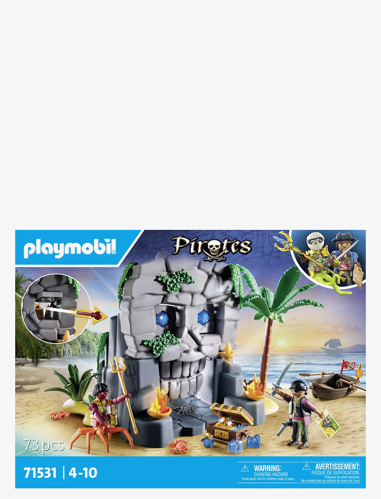 PLAYMOBIL - PLAYMOBIL Pirates Skull Island - 71531 - playmobil pirates - multicolored - 0