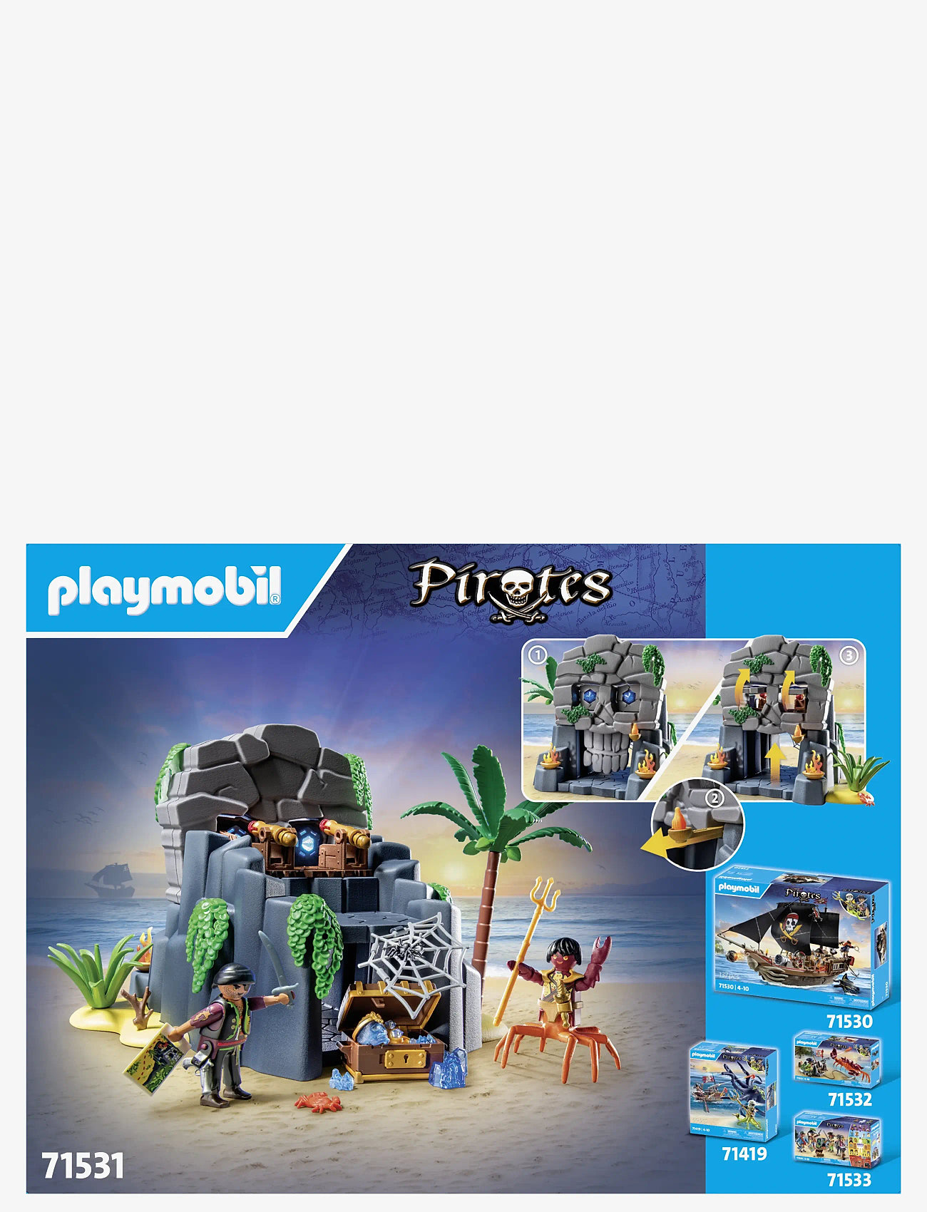 PLAYMOBIL - PLAYMOBIL Pirates Skull Island - 71531 - playmobil pirates - multicolored - 2