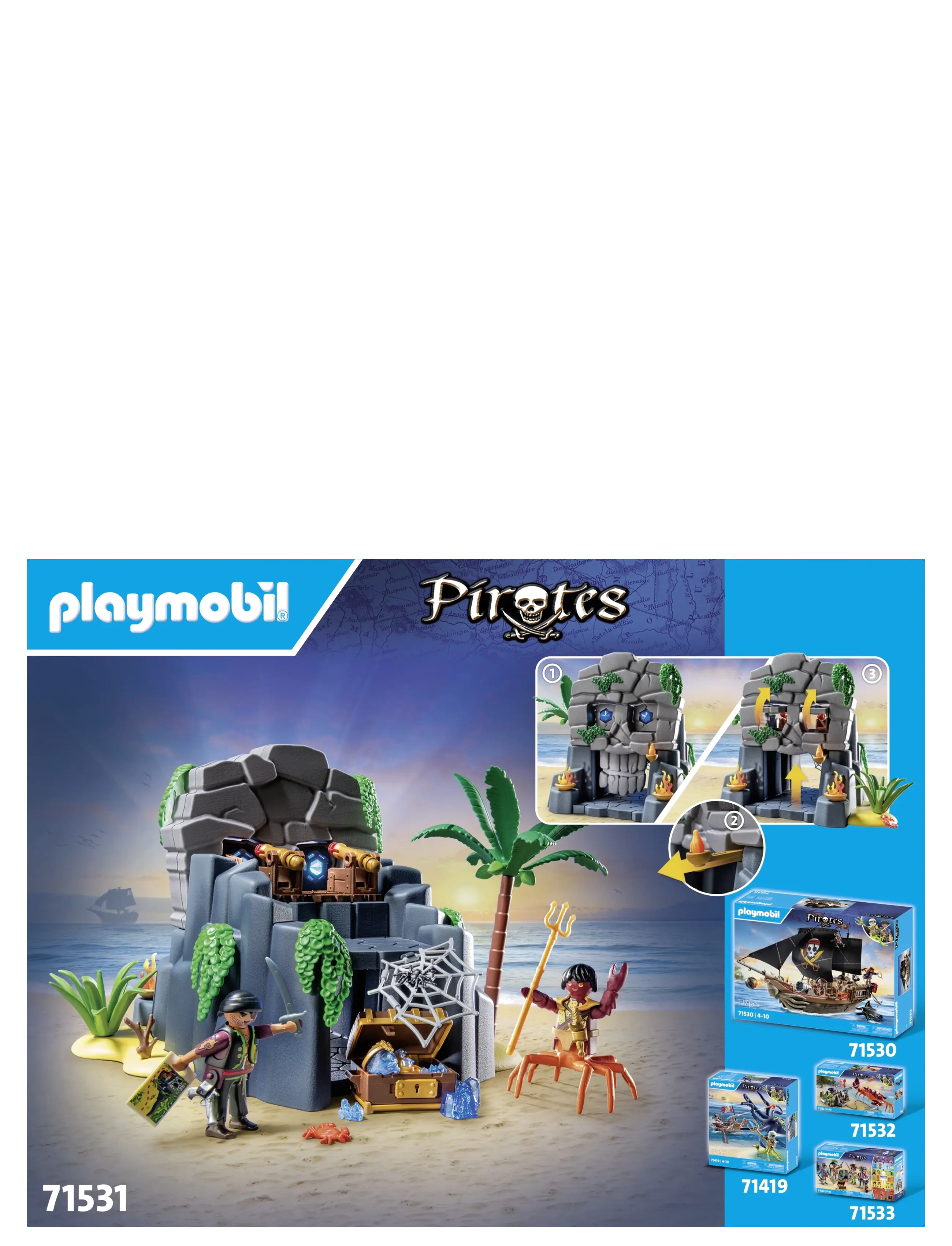 PLAYMOBIL - PLAYMOBIL Pirates Skull Island - 71531 - playmobil pirates - multicolored - 2