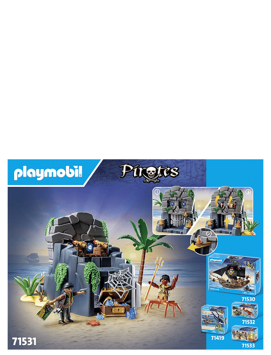 PLAYMOBIL - Skull Island - playmobil pirates - multicolored - 2