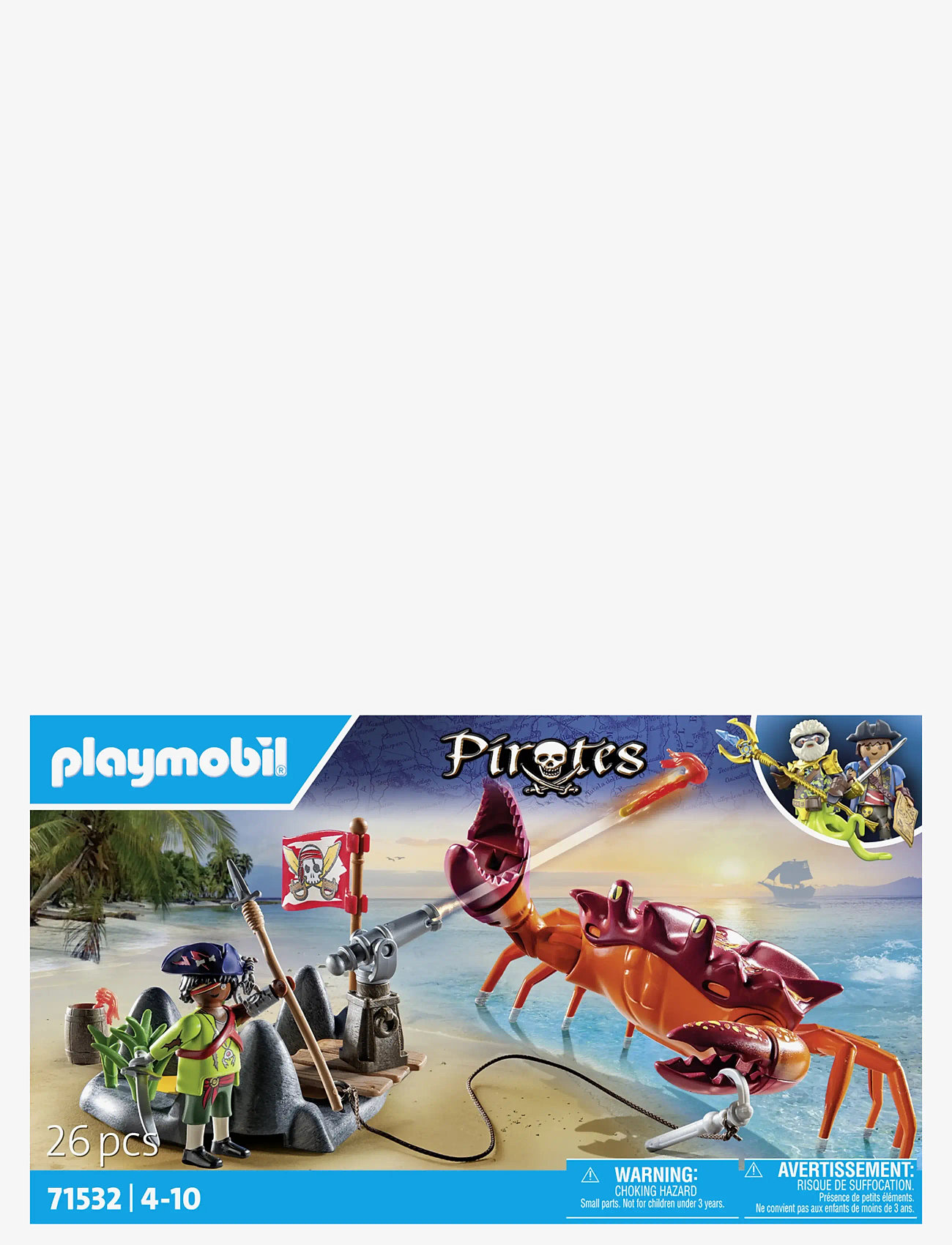 PLAYMOBIL - PLAYMOBIL Pirates Kamp mot Gian Crab - 71532 - playmobil pirates - multicolored - 1