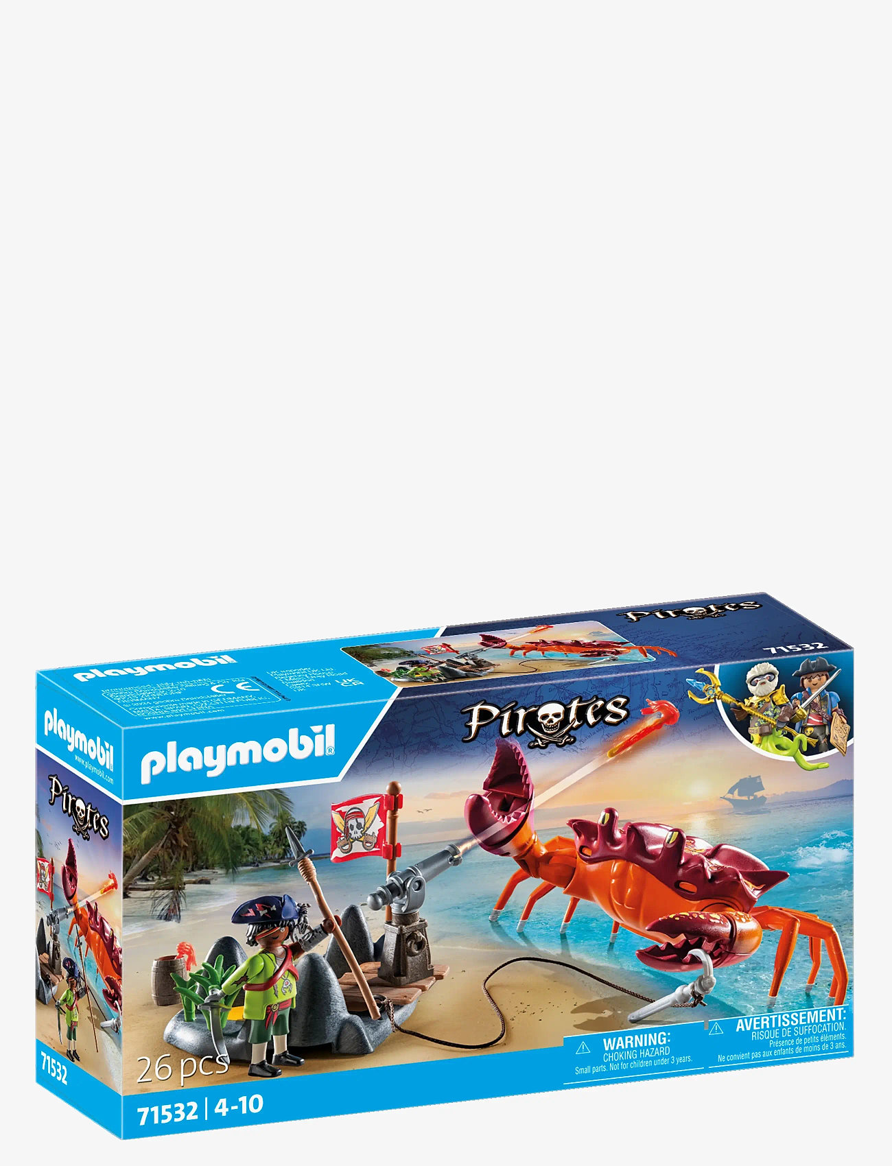 PLAYMOBIL - PLAYMOBIL Pirates Kamp mot Gian Crab - 71532 - playmobil pirates - multicolored - 2