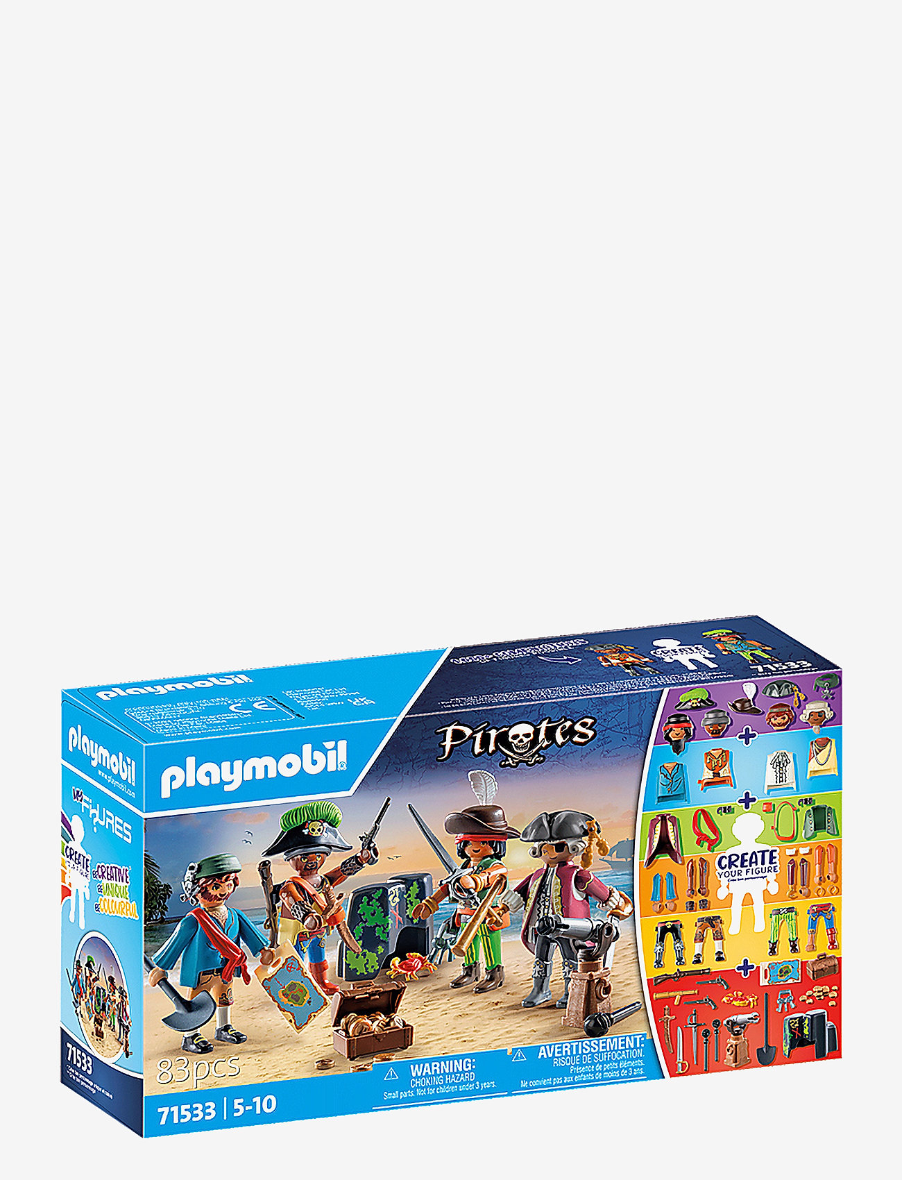 PLAYMOBIL - PLAYMOBIL Pirates Pirater – My Figures - 71533 - playmobil pirates - multicolored - 0