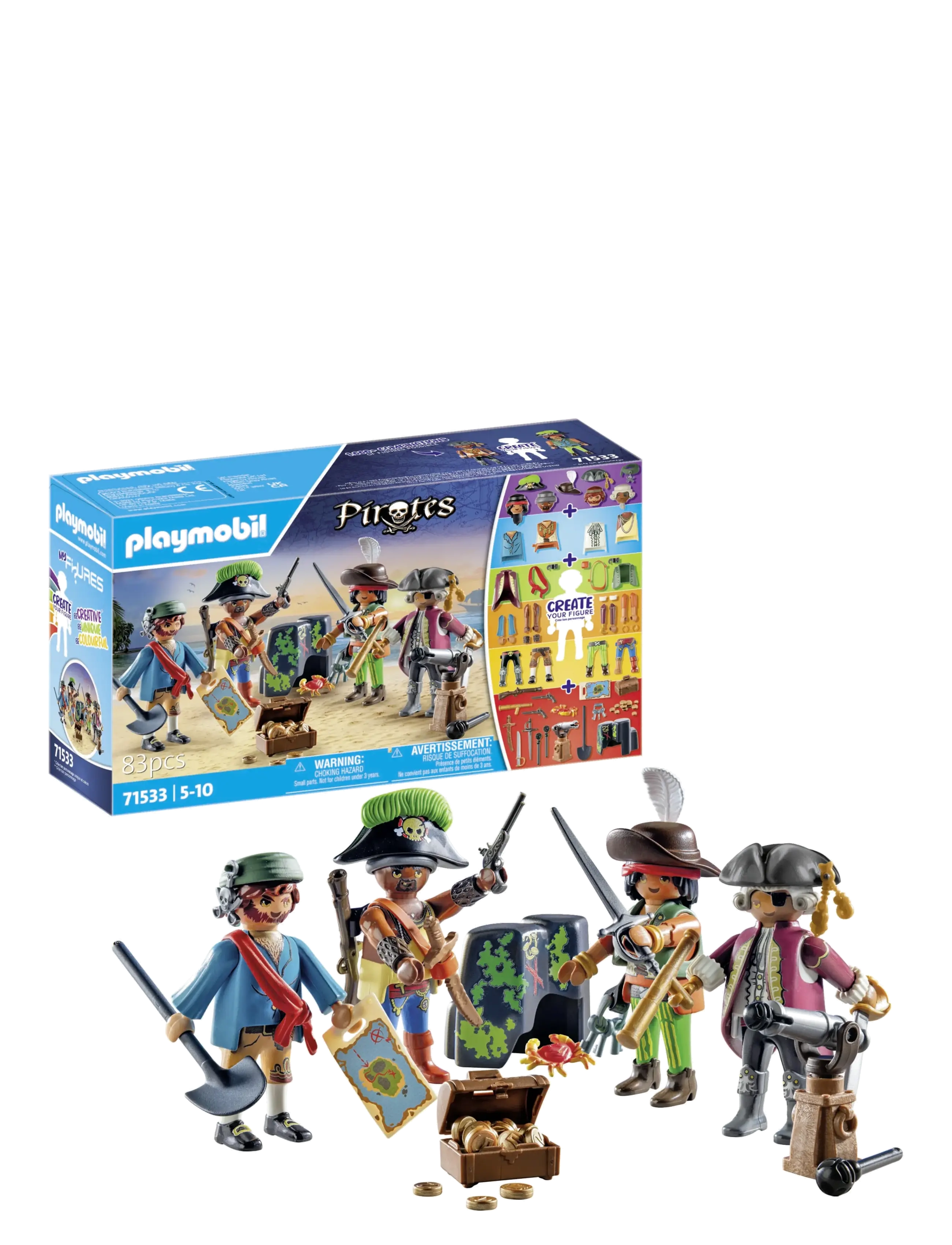 PLAYMOBIL PLAYMOBIL Pirates Pirater – My Figures - 71533 - App deal - MULTICOLORED / multi
