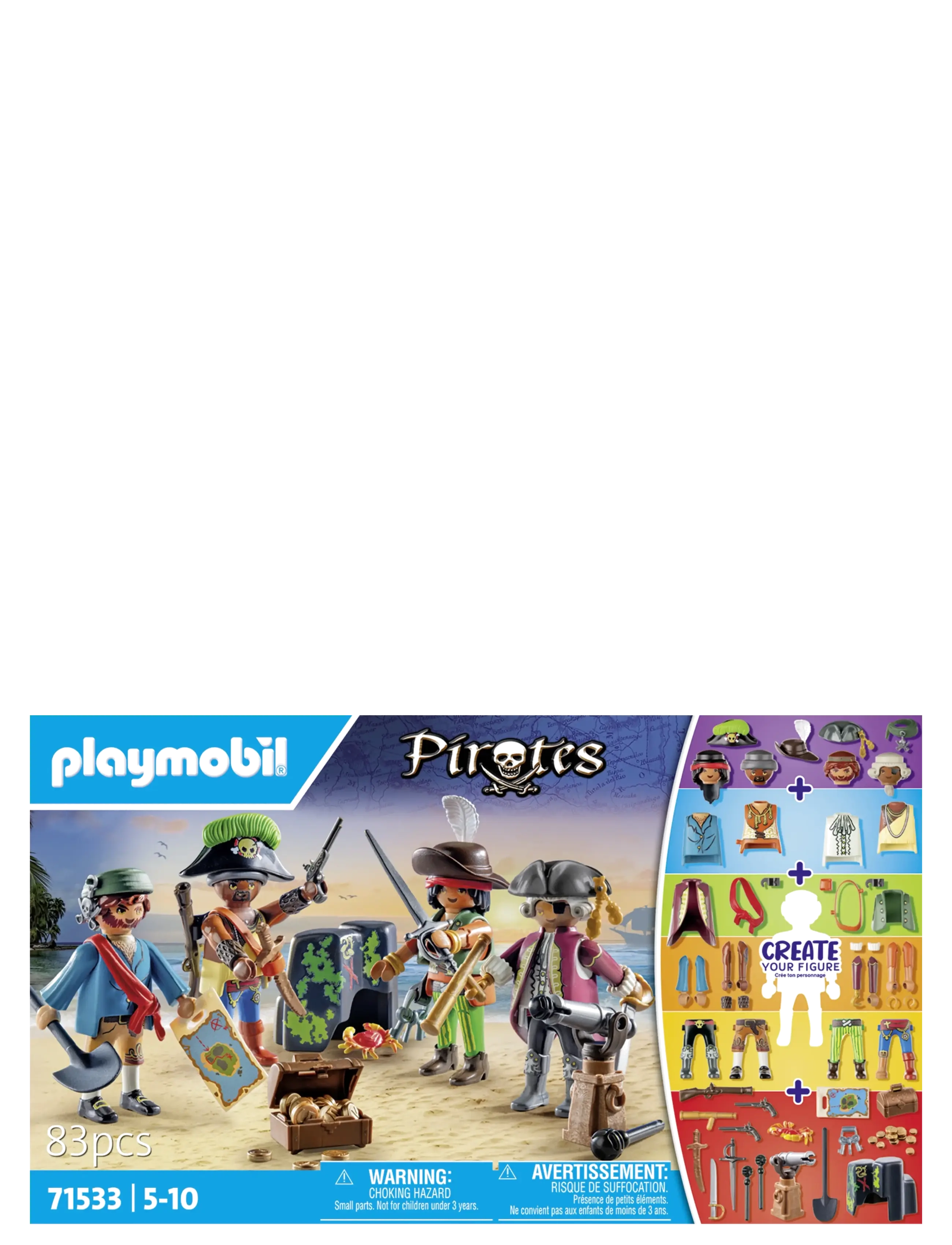 PLAYMOBIL - PLAYMOBIL Pirates Pirater – My Figures - 71533 - playmobil pirates - multicolored - 1
