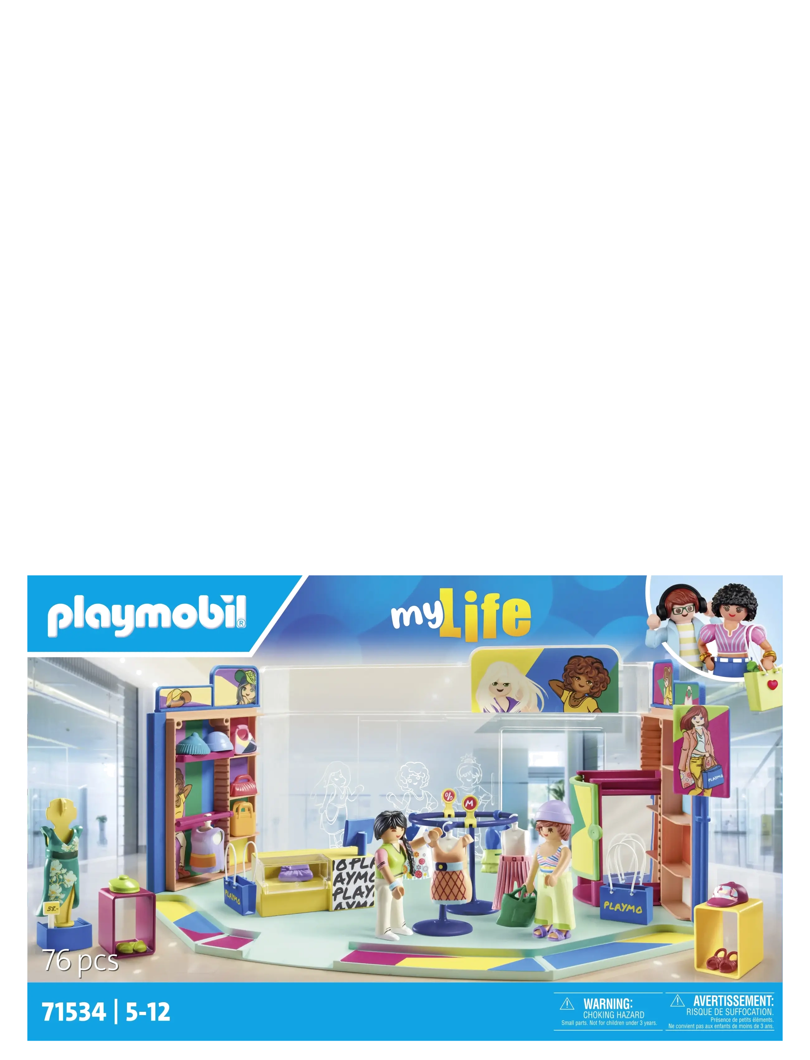 PLAYMOBIL Playmobil My Life Modebutik - 71534, One Size, Multi/patterned, Playmobil Legetøj > Playmobil City Life, Børn