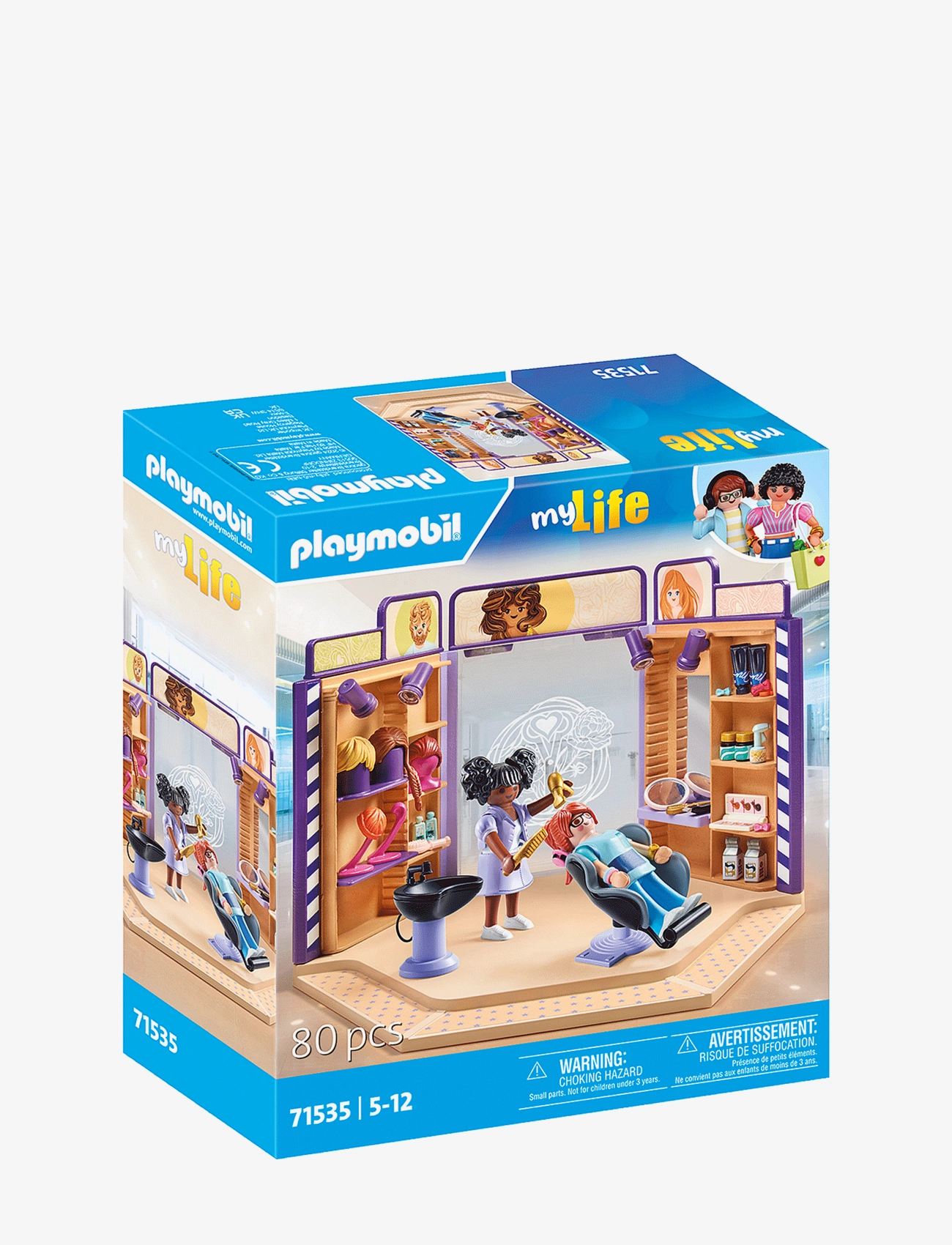 PLAYMOBIL Playmobil My Life Frisørsalon - 71535, One Size, Multi/patterned, Playmobil Legetøj > Playmobil City Life, Børn