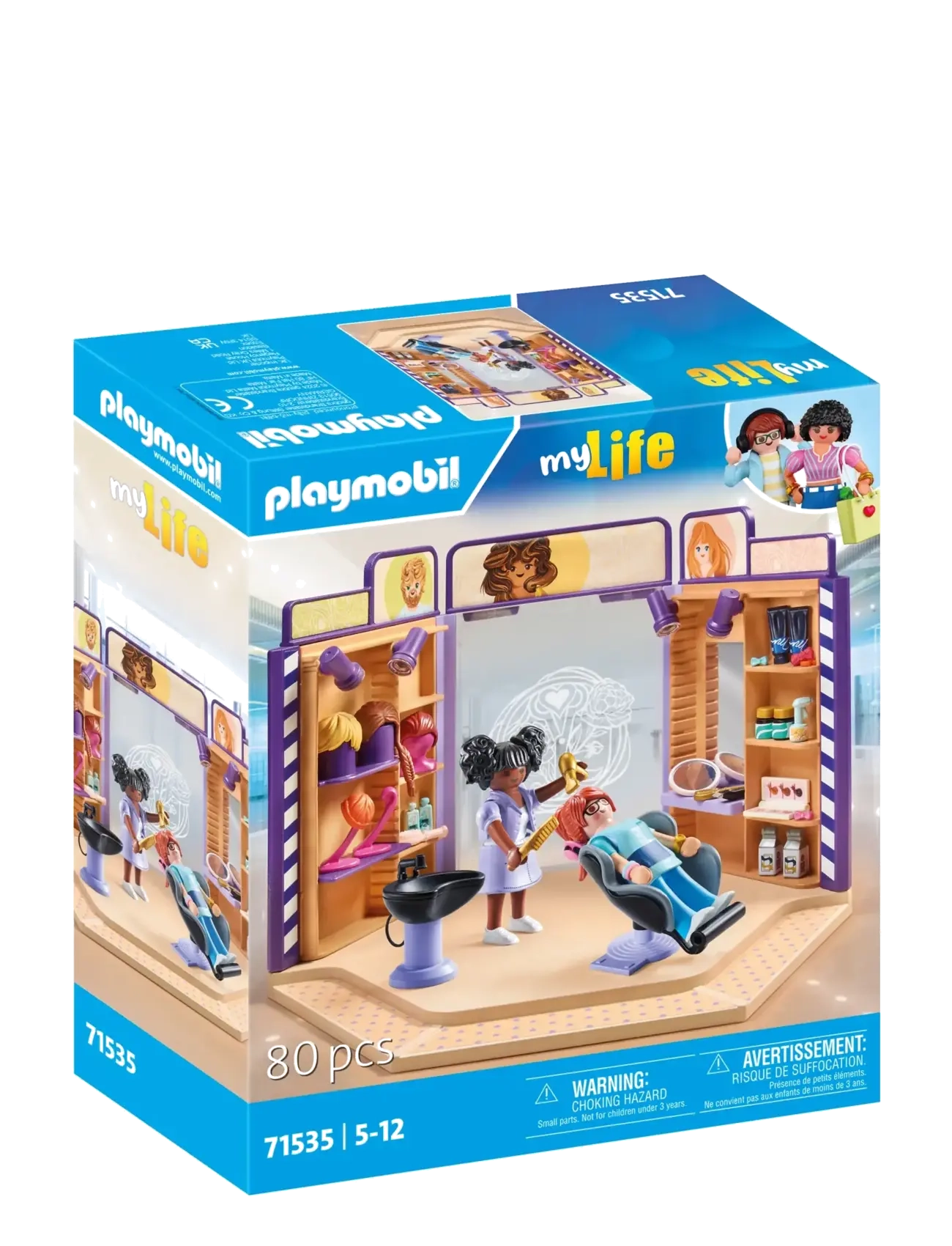 PLAYMOBIL PLAYMOBIL My Life Hair salon - 71535 - Spielzeug 3-5 Jahre - MULTICOLORED / multi