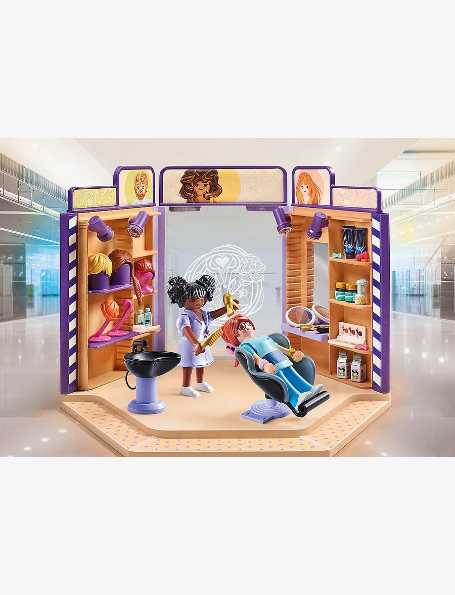 PLAYMOBIL - PLAYMOBIL My Life Hair salon - 71535 - playmobil my life - multicolored - 3