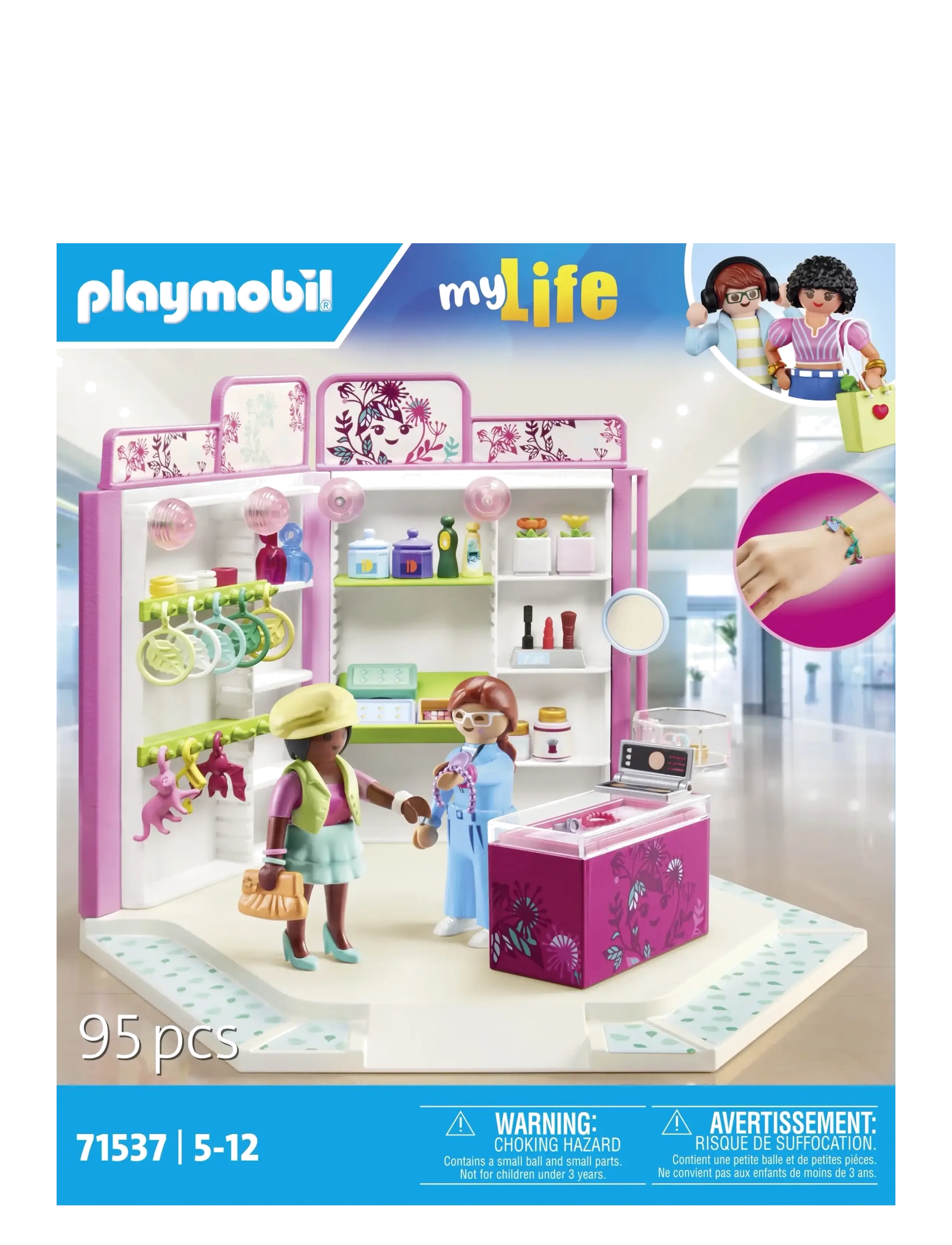 PLAYMOBIL PLAYMOBIL My Life Skönhetsbutik - 71537 - Playmobil leksaker - MULTICOLORED / pink/rose
