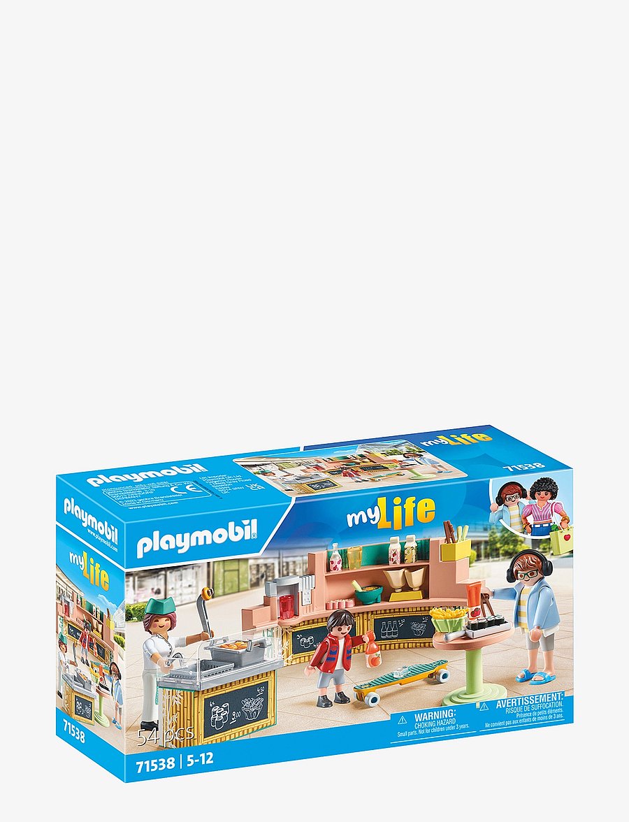 PLAYMOBIL - PLAYMOBIL My Life Food Lounge - 71538 - multicolored - 0