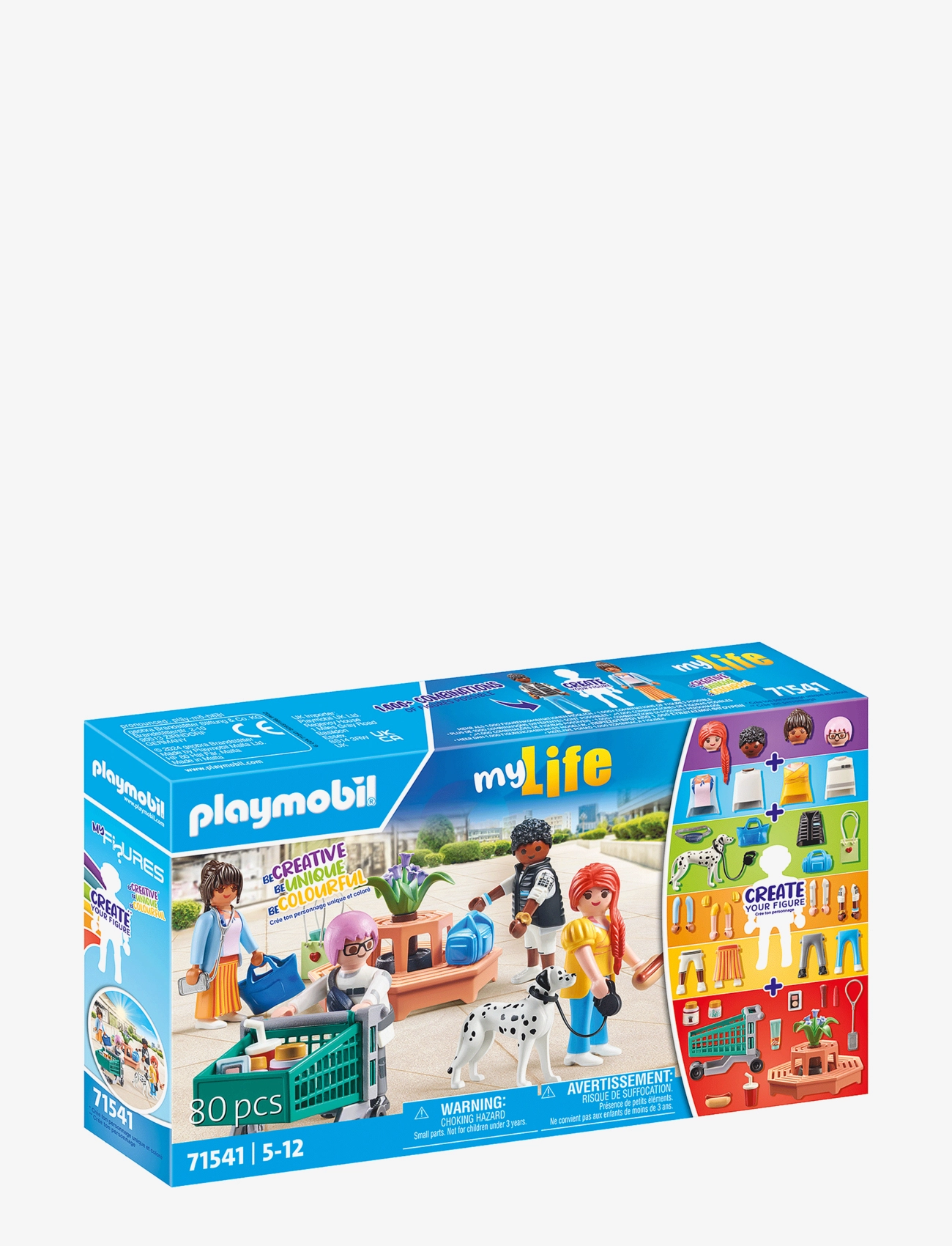 PLAYMOBIL PLAYMOBIL My Life Mina figurer shopping - 71541 - 4 for 3 - MULTICOLORED / multi