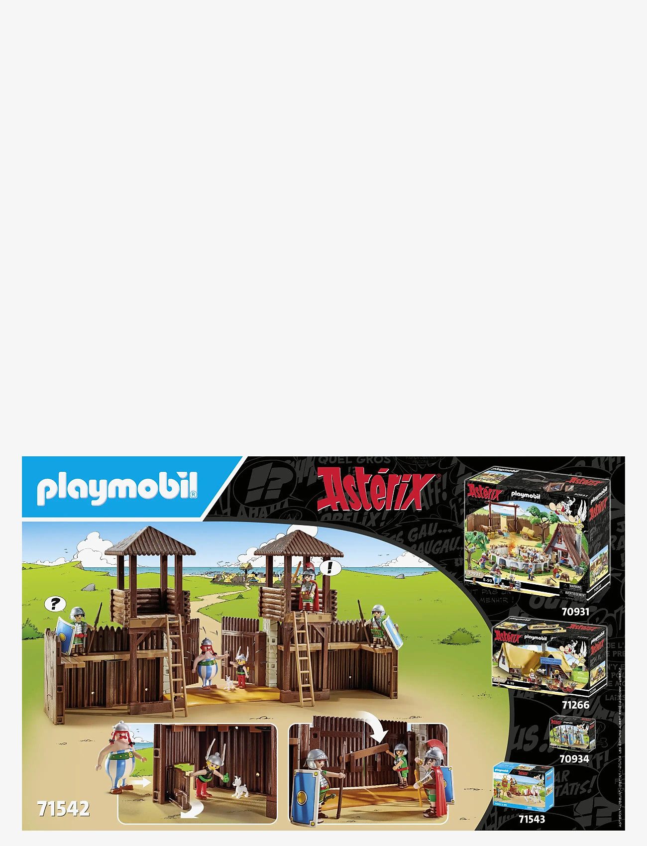 PLAYMOBIL - PLAYMOBIL Asterix: Romersk lejr - 71542 - playmobil asterix - multicolored - 3