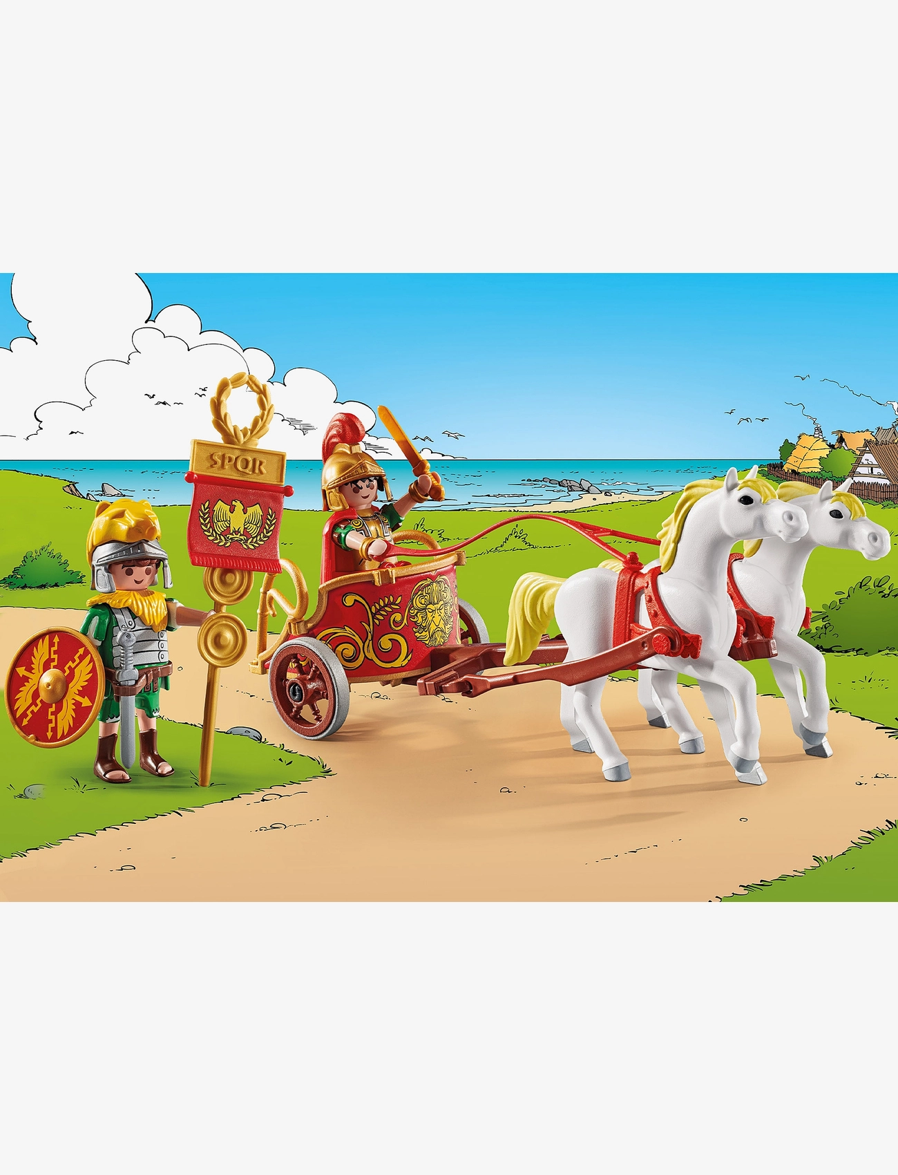 PLAYMOBIL - PLAYMOBIL Asterix: Romersk stridsvogn - 71543 - multicolored - 1